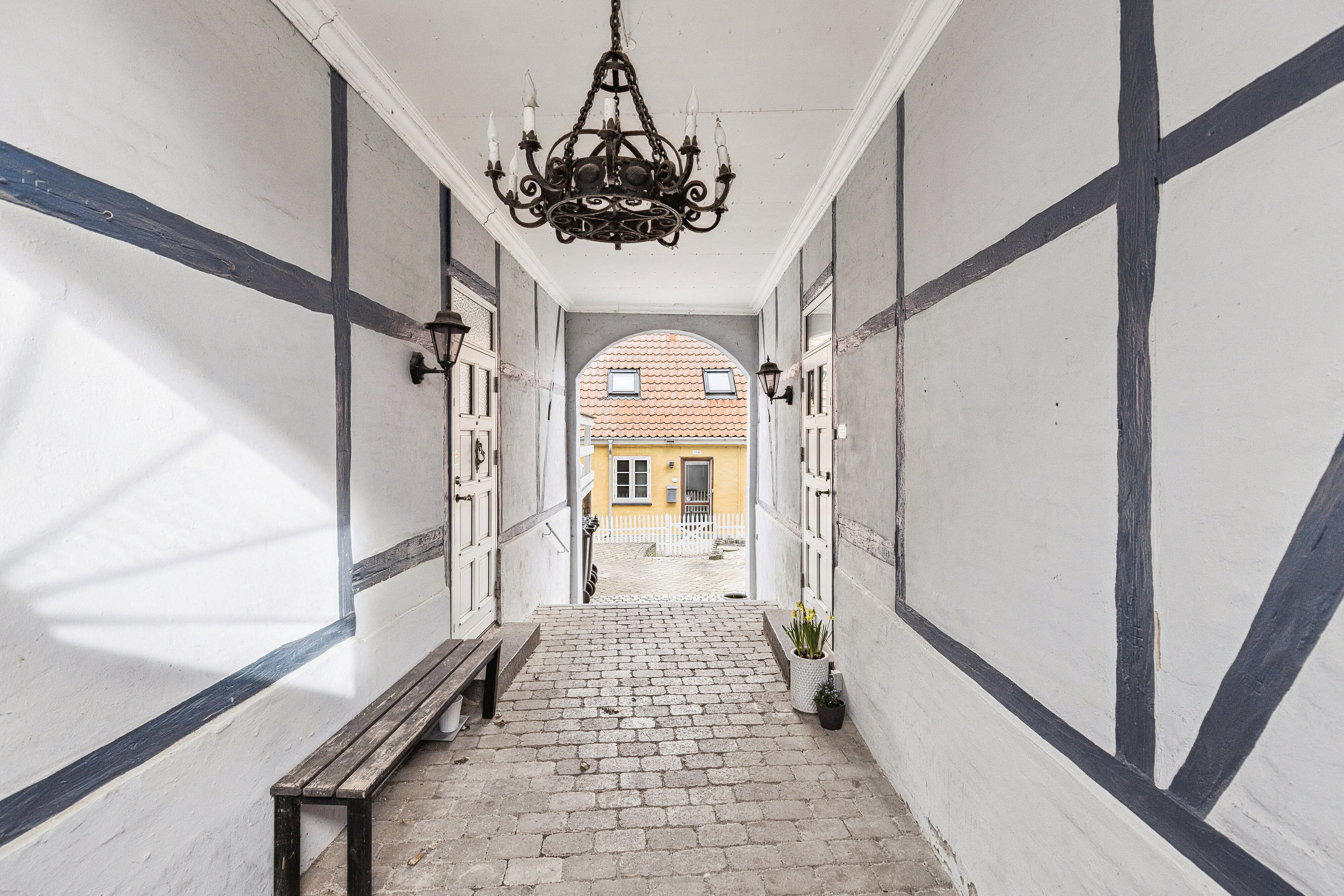 Fremhævet set fra haven billede i fuldskærmstilstand. Billede af Smedegade 31A, st.. th., 4200 Slagelse