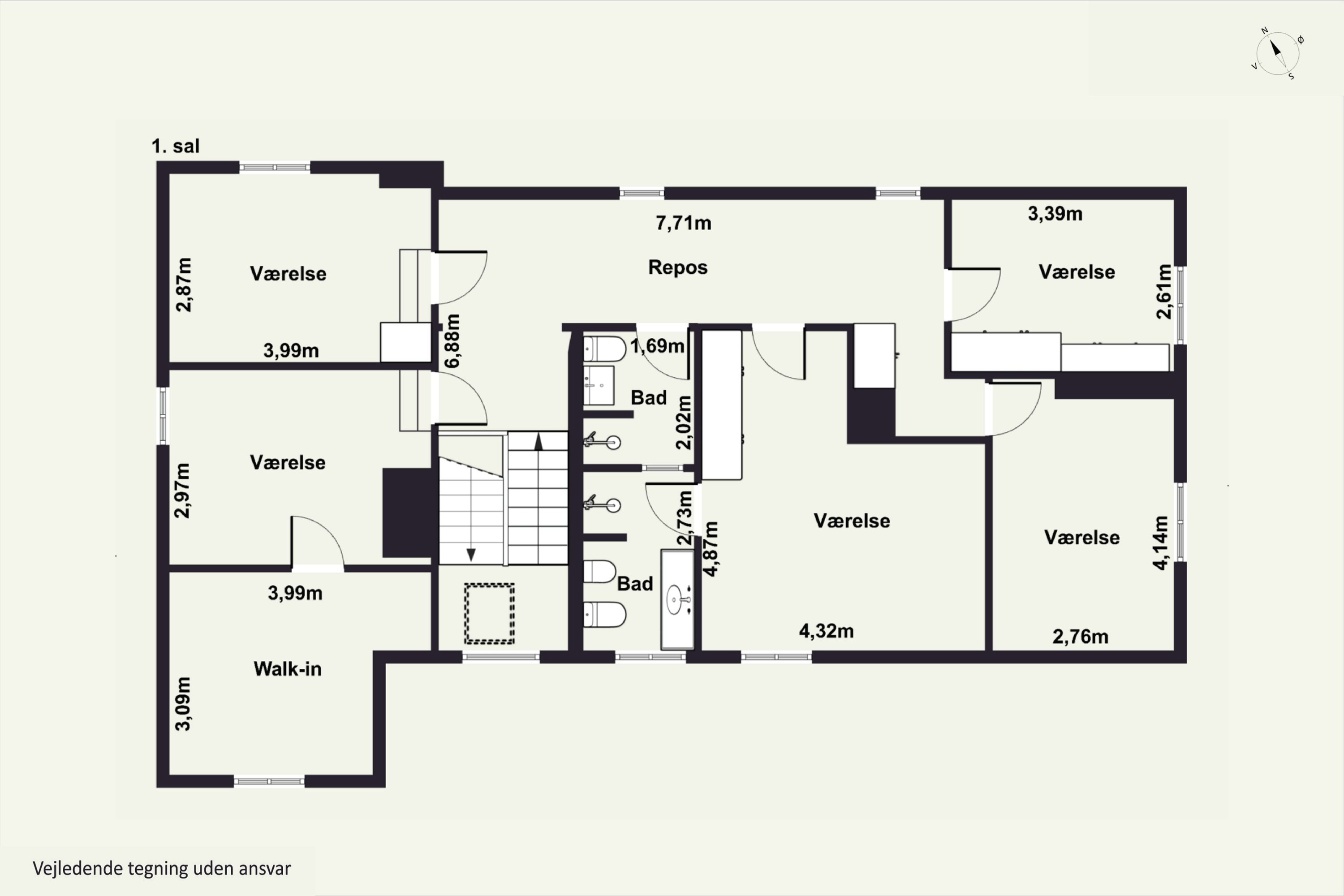 Plantegninger billede af Hasselvangen 15, Nakkehoved, 3250 Gilleleje