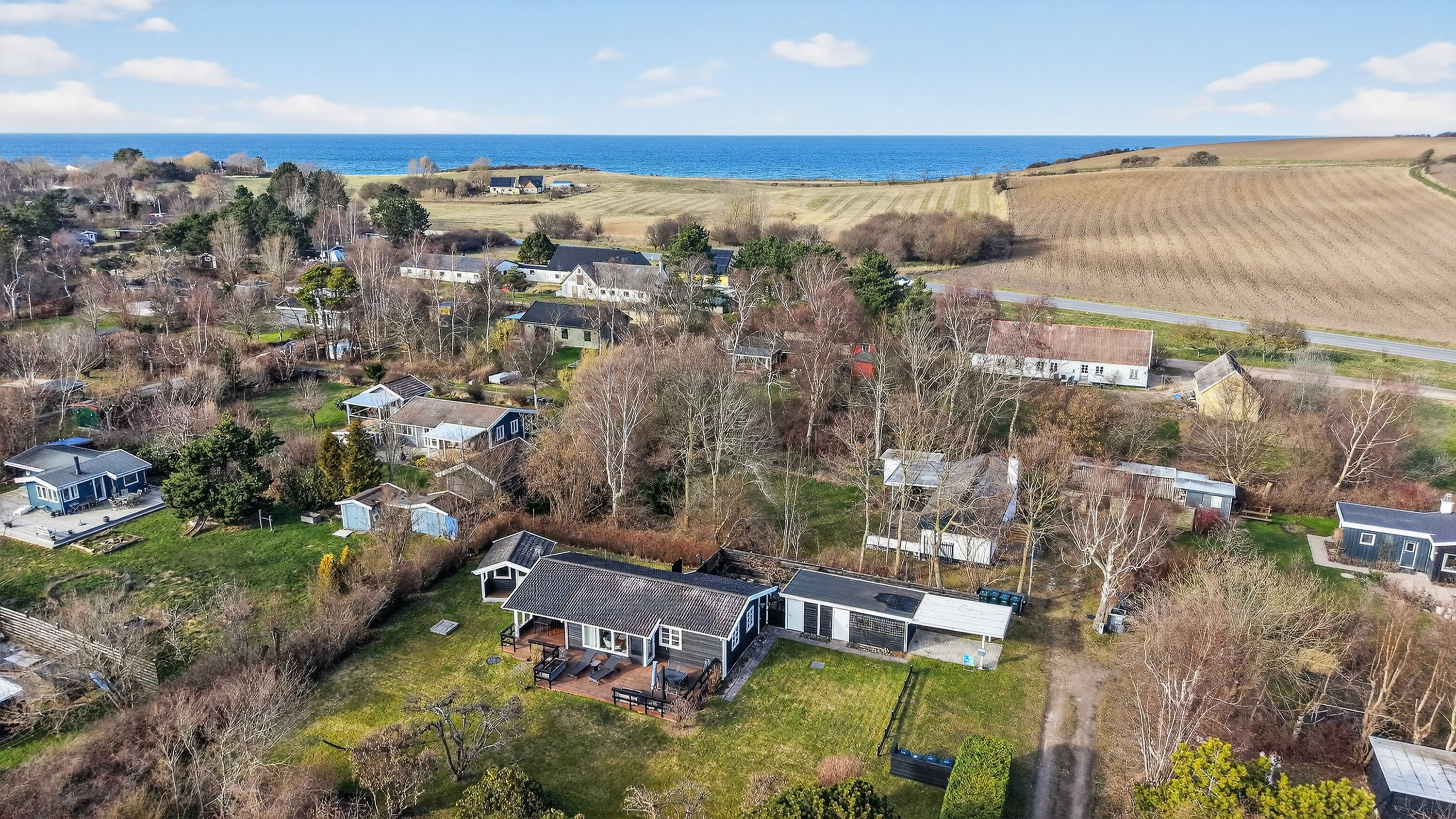 Fremhævet luftfoto billede i fuldskærmstilstand. Billede af Tværleddet 1, Ebbeløkke, 4500 Nykøbing Sj