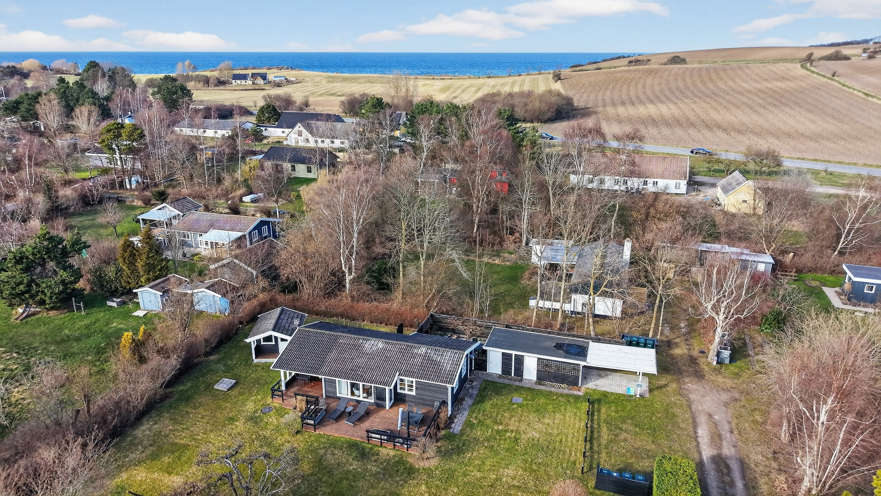 Fremhævet luftfoto billede i fuldskærmstilstand. Billede af Tværleddet 1, Ebbeløkke, 4500 Nykøbing Sj