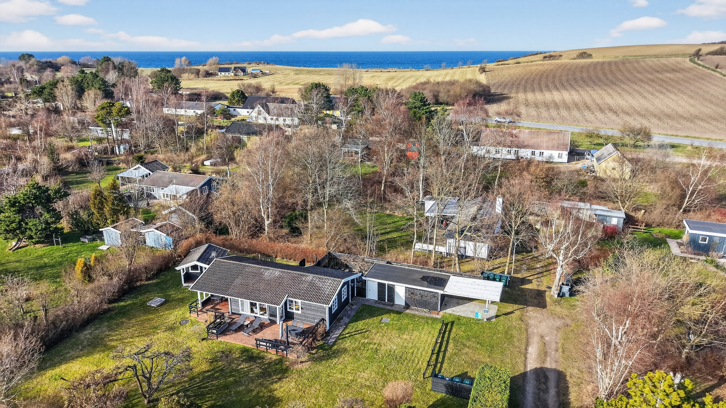 Fremhævet luftfoto billede i fuldskærmstilstand. Billede af Tværleddet 1, Ebbeløkke, 4500 Nykøbing Sj