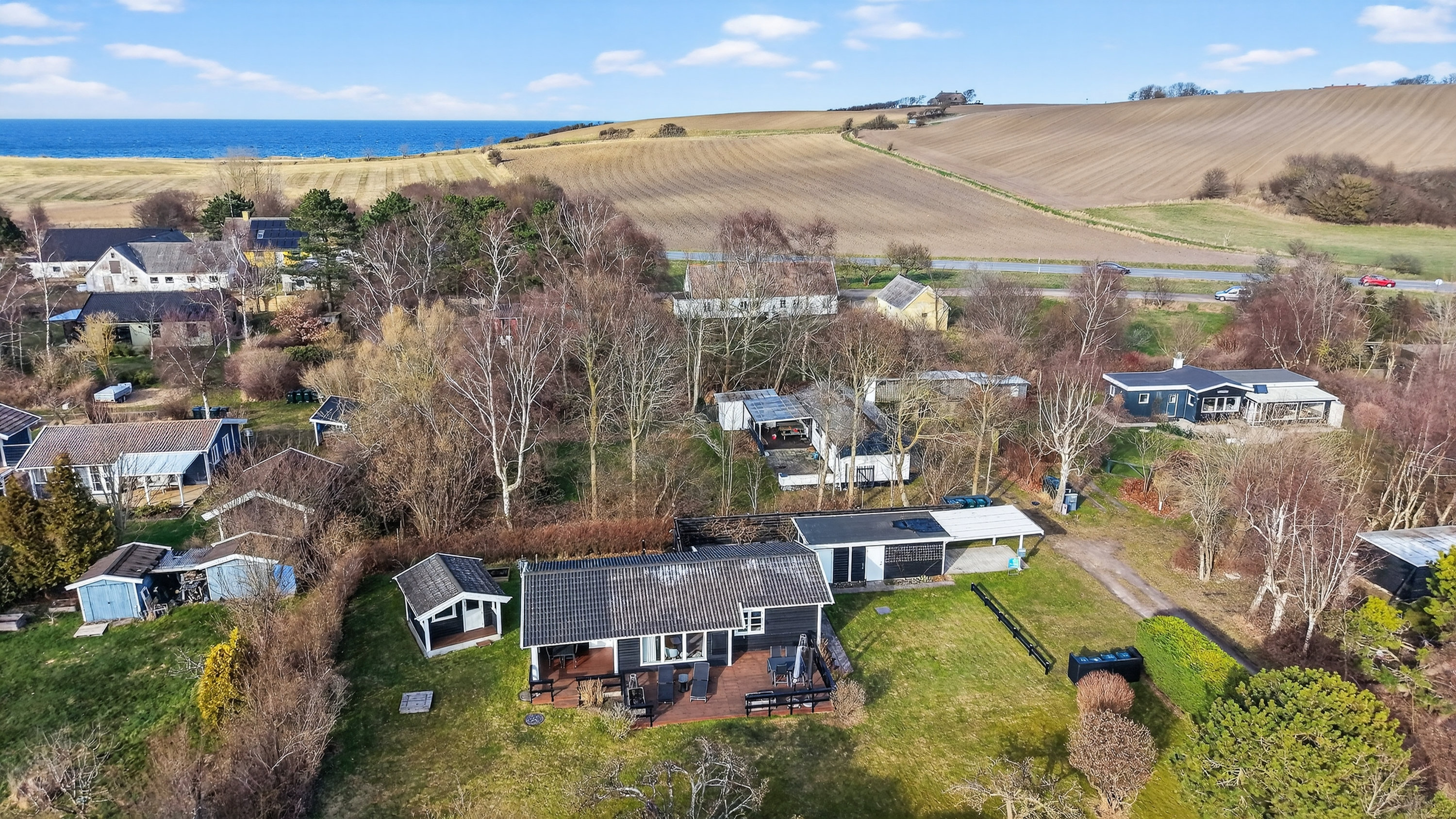 Fremhævet luftfoto billede i fuldskærmstilstand. Billede af Tværleddet 1, Ebbeløkke, 4500 Nykøbing Sj