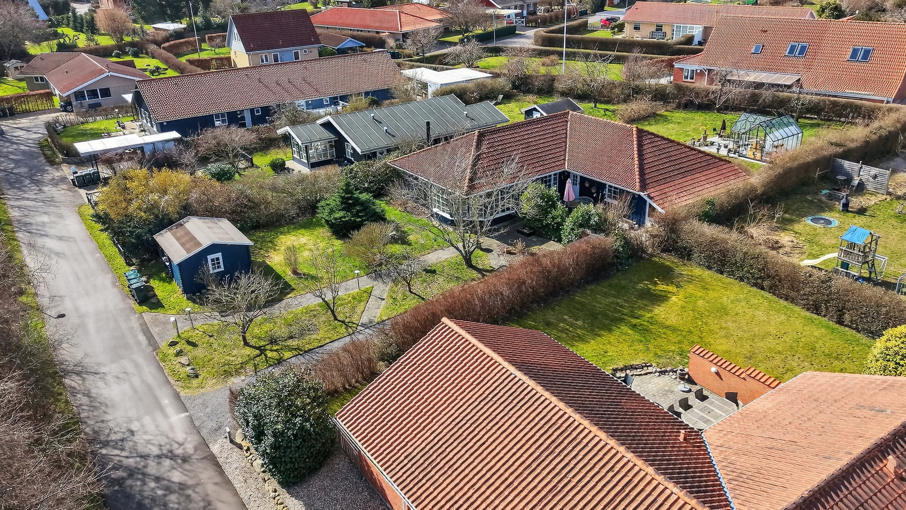 Fremhævet luftfoto billede i fuldskærmstilstand. Billede af Fejøvej 23, 4500 Nykøbing Sj