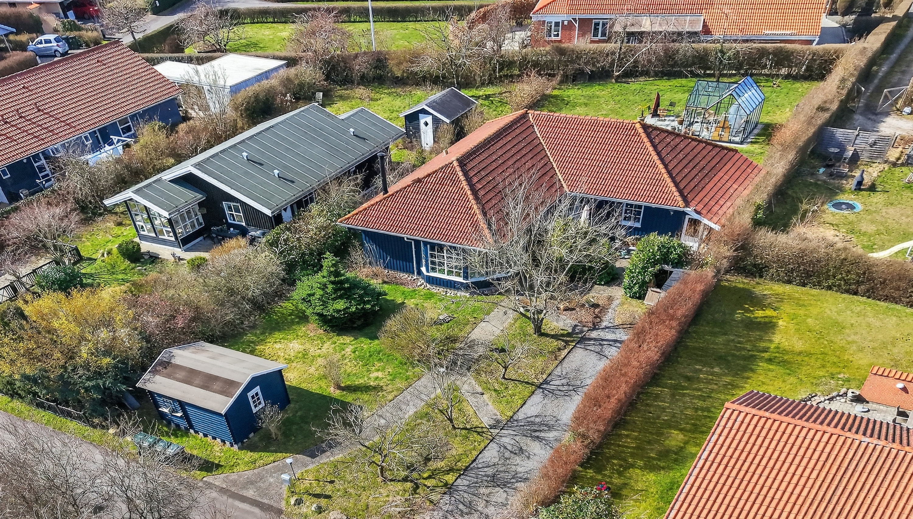 Fremhævet luftfoto billede i fuldskærmstilstand. Billede af Fejøvej 23, 4500 Nykøbing Sj