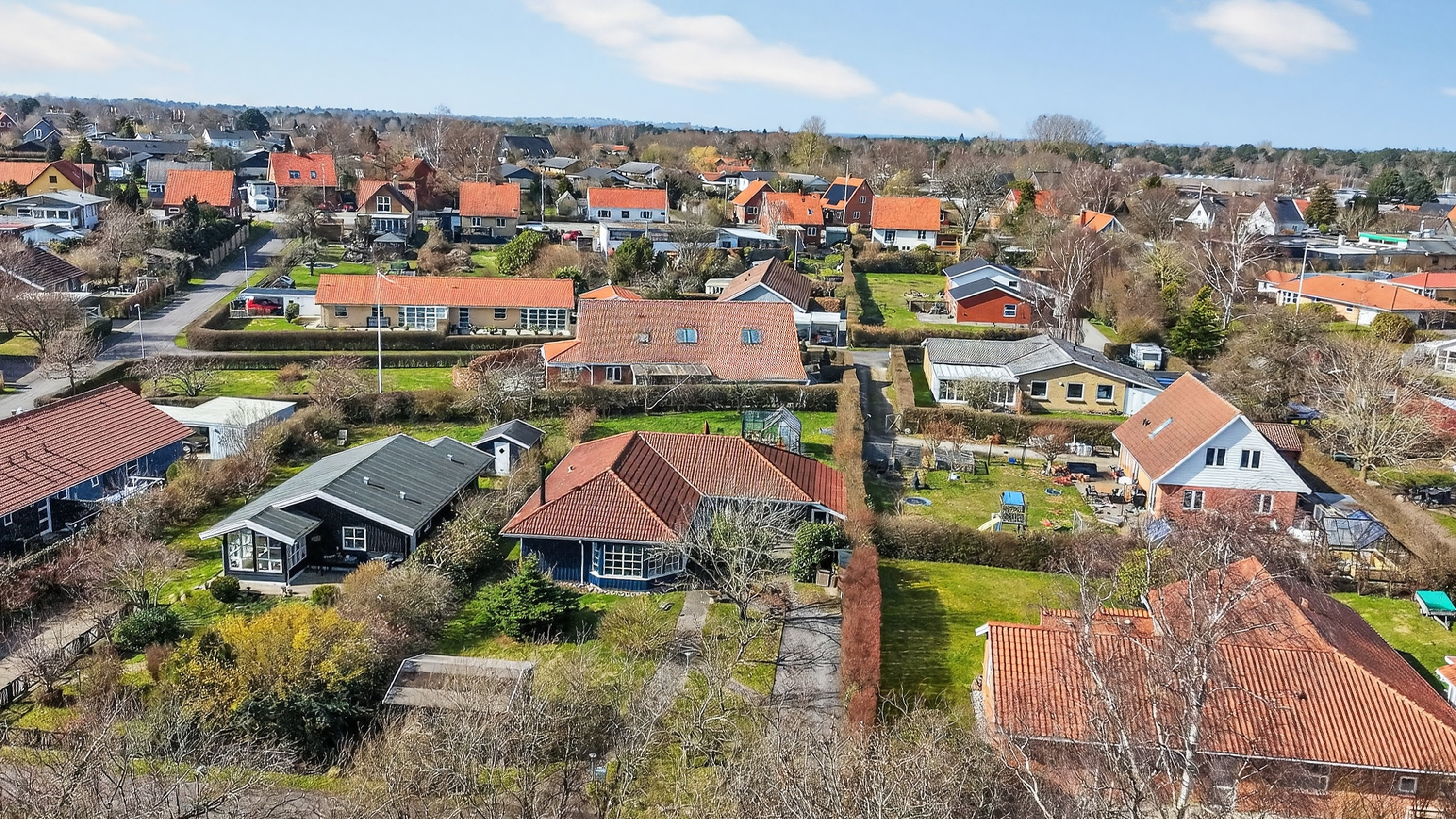 Fremhævet luftfoto billede i fuldskærmstilstand. Billede af Fejøvej 23, 4500 Nykøbing Sj