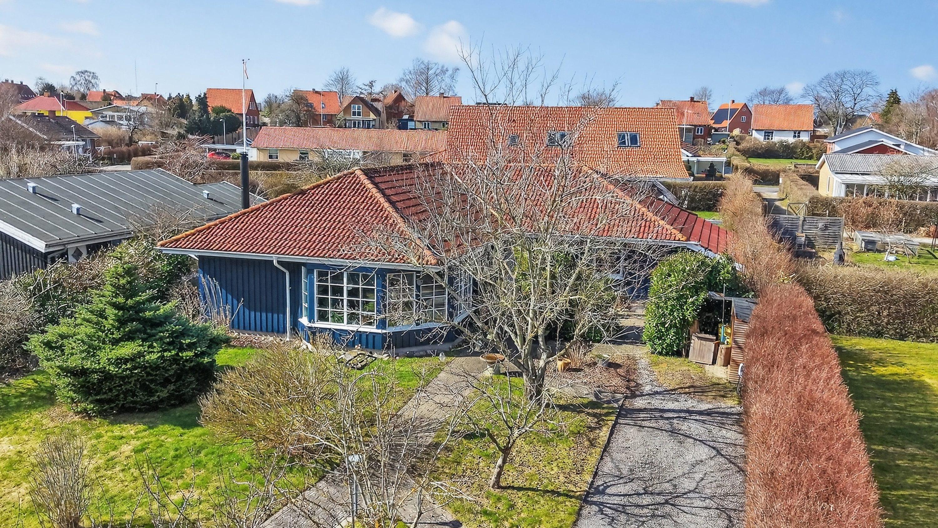 Fremhævet luftfoto billede i fuldskærmstilstand. Billede af Fejøvej 23, 4500 Nykøbing Sj