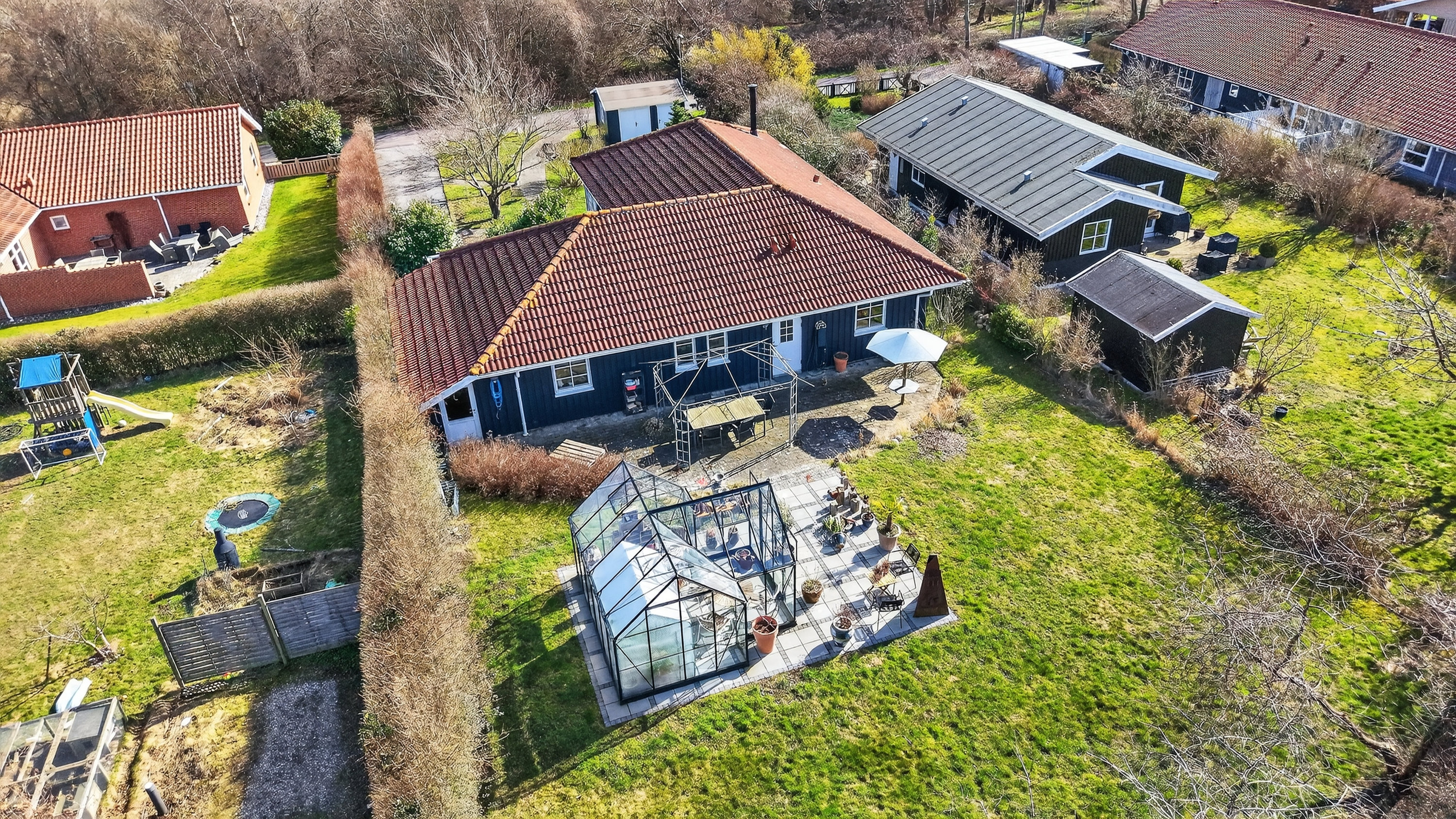 Fremhævet luftfoto billede i fuldskærmstilstand. Billede af Fejøvej 23, 4500 Nykøbing Sj
