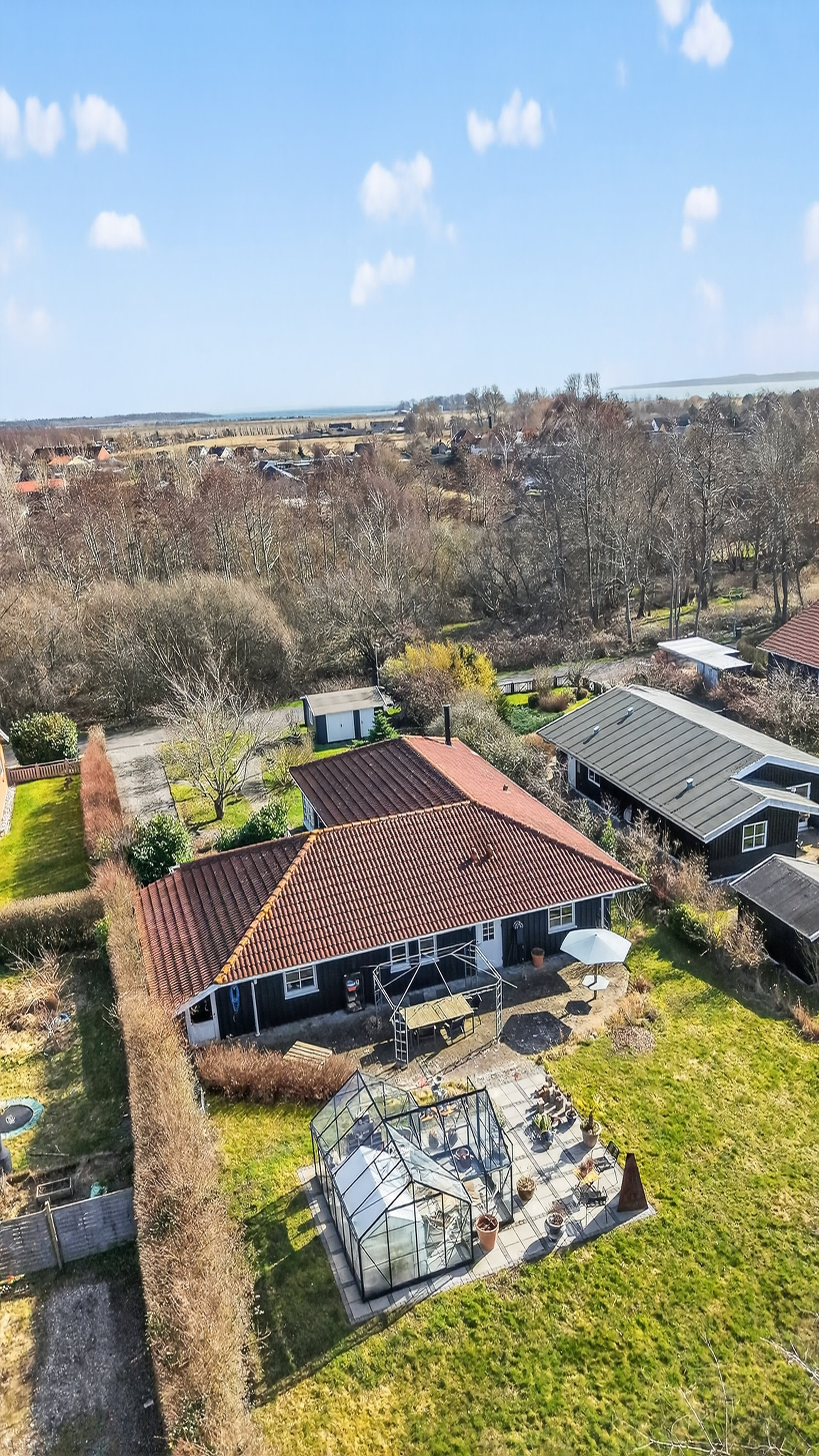 Fremhævet luftfoto billede i fuldskærmstilstand. Billede af Fejøvej 23, 4500 Nykøbing Sj