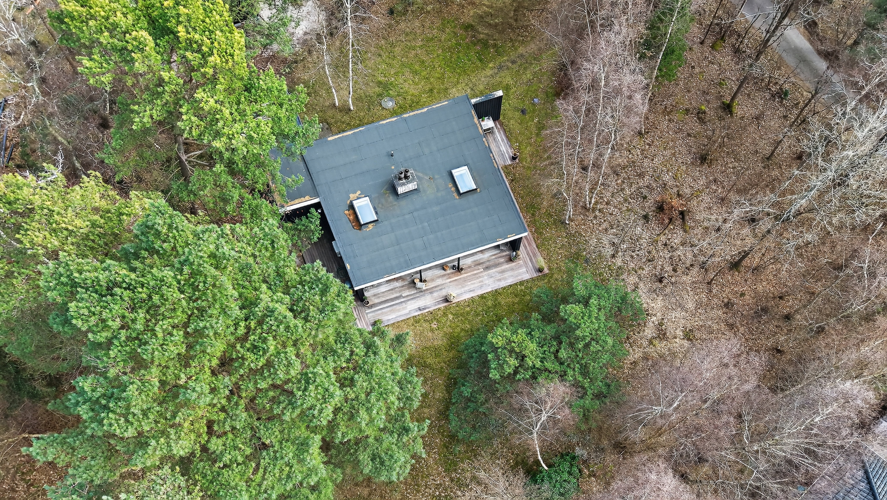 Fremhævet luftfoto billede i fuldskærmstilstand. Billede af Hjortevej 23, 4581 Rørvig