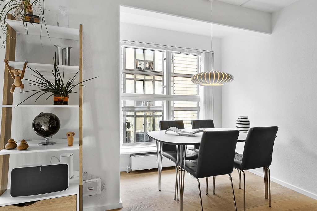 Fremhævet køkken-alrum billede i fuldskærmstilstand. Billede af Nybrogade 4, 1. mf., 9000 Aalborg