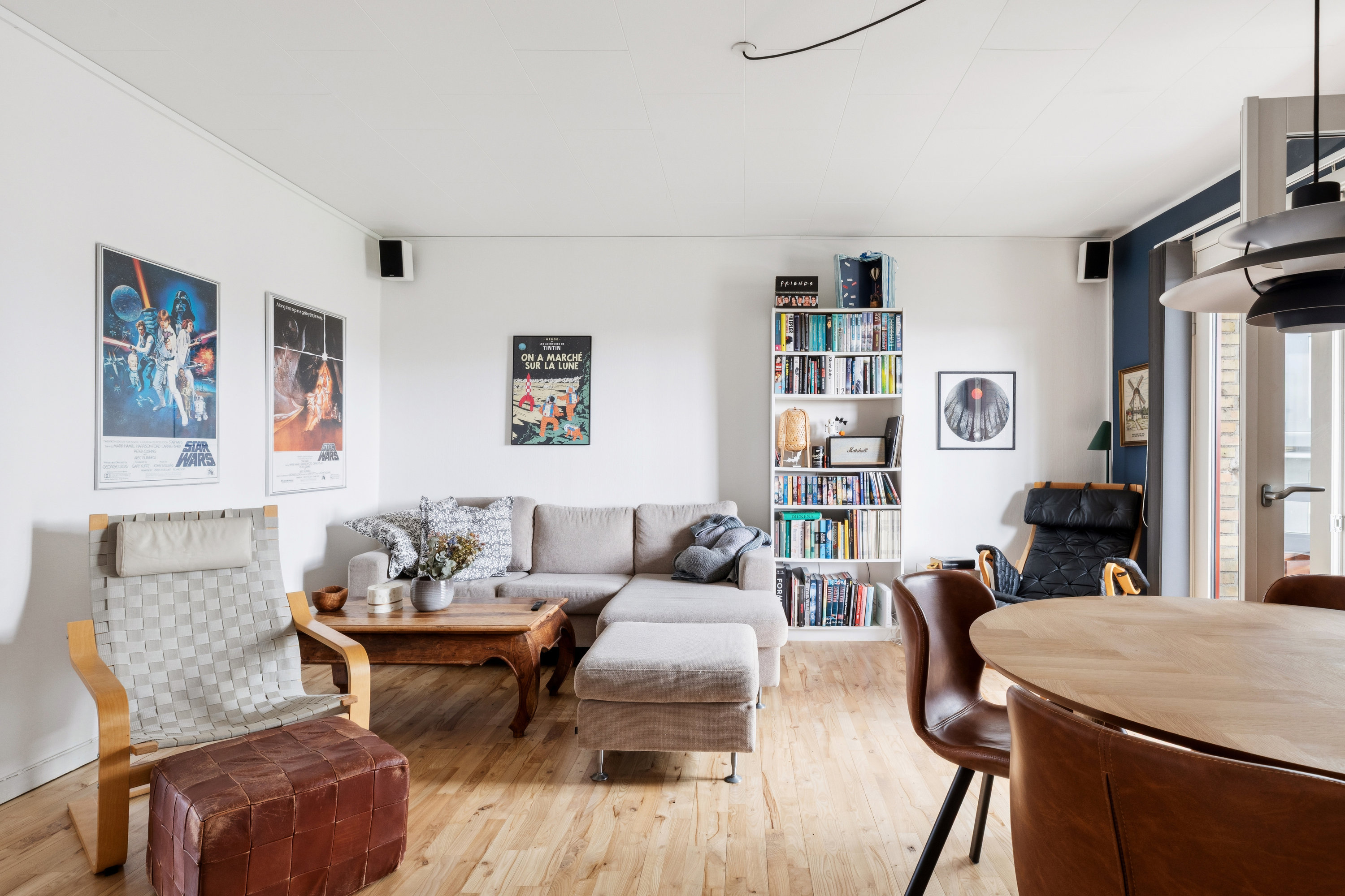 Fremhævet stue billede i fuldskærmstilstand. Billede af Roskildevænget 61, 2. tv., 4000 Roskilde