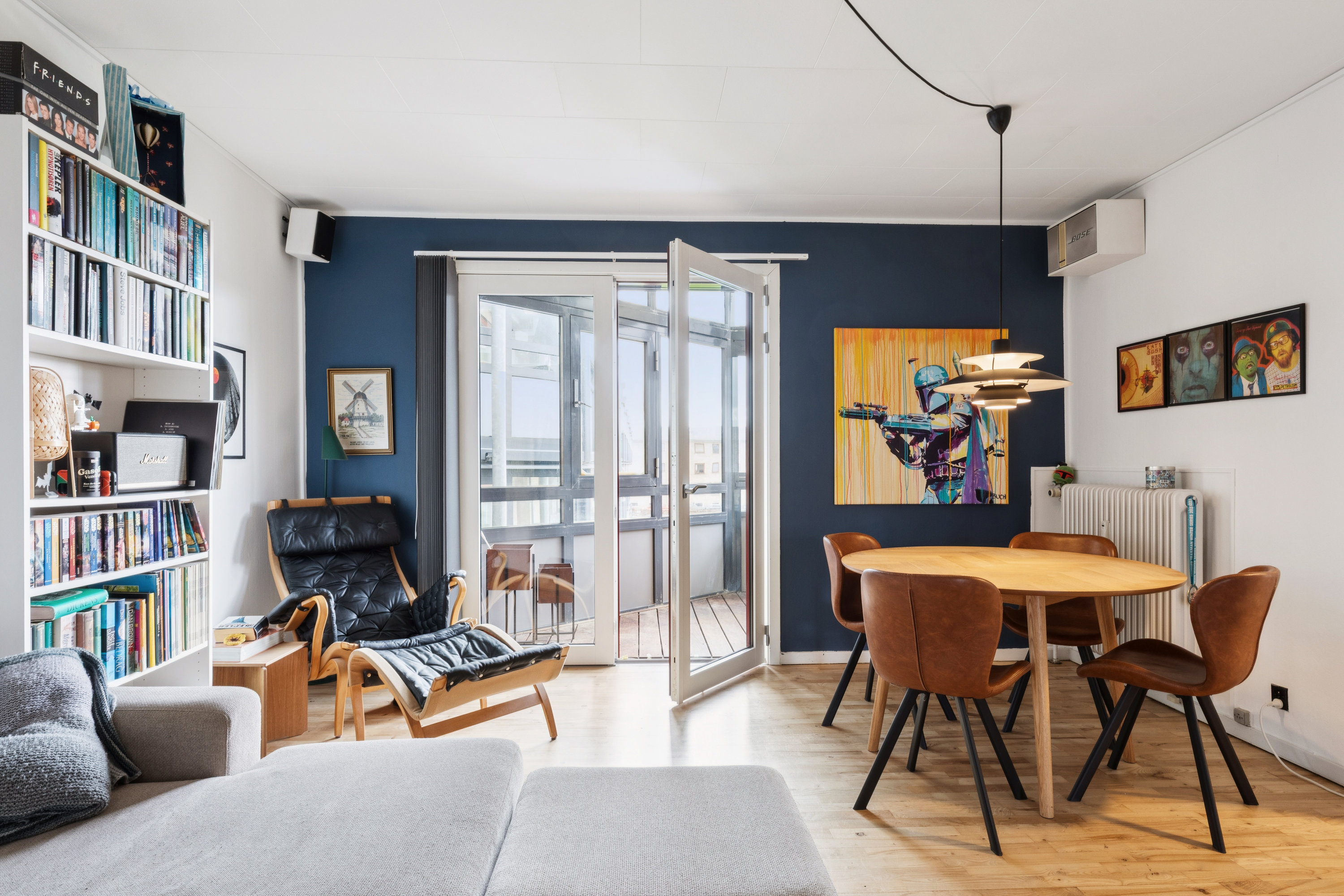 Fremhævet stue billede i fuldskærmstilstand. Billede af Roskildevænget 61, 2. tv., 4000 Roskilde