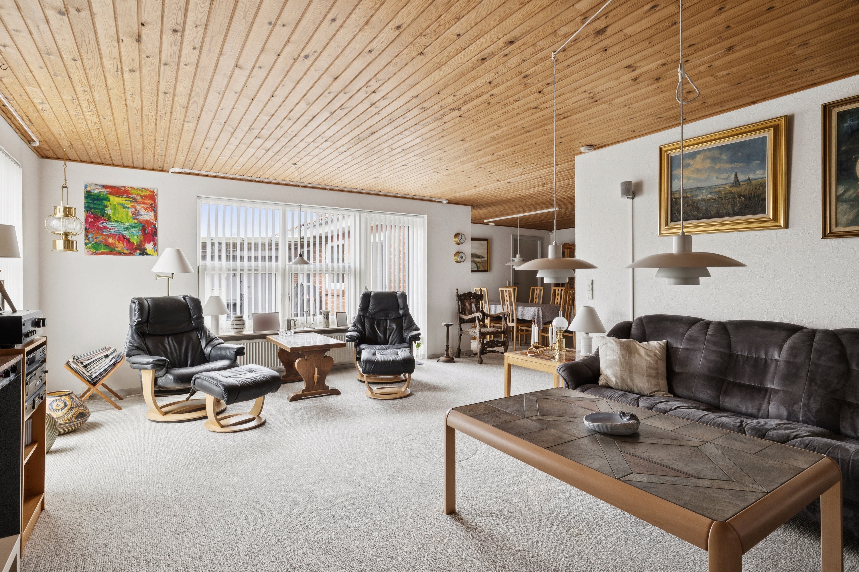 Fremhævet stue billede i fuldskærmstilstand. Billede af Fjordparken 53, 9500 Hobro