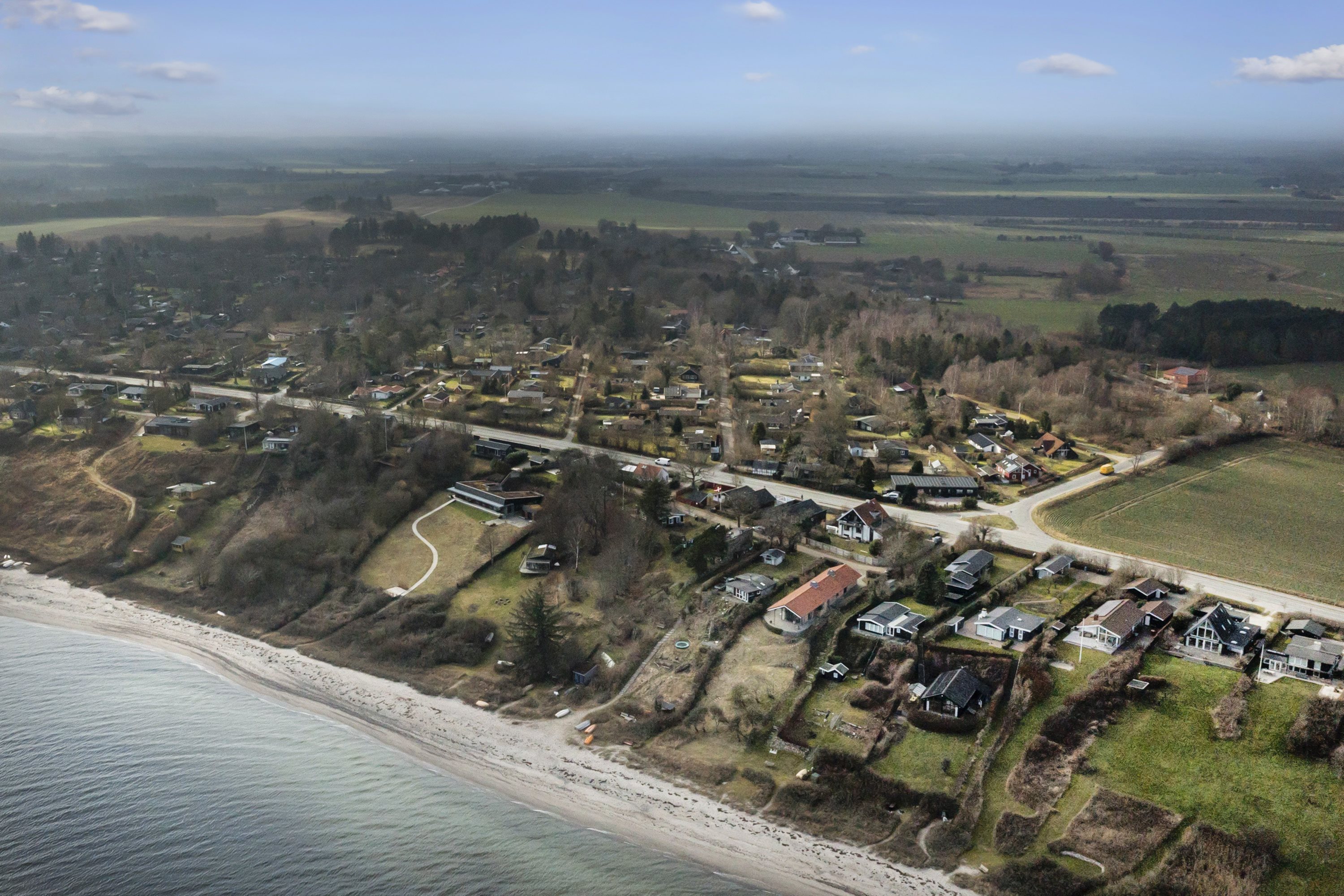 Fremhævet havudsigt billede i fuldskærmstilstand. Billede af Rudehusvej 8, Rude Strand, 8300 Odder