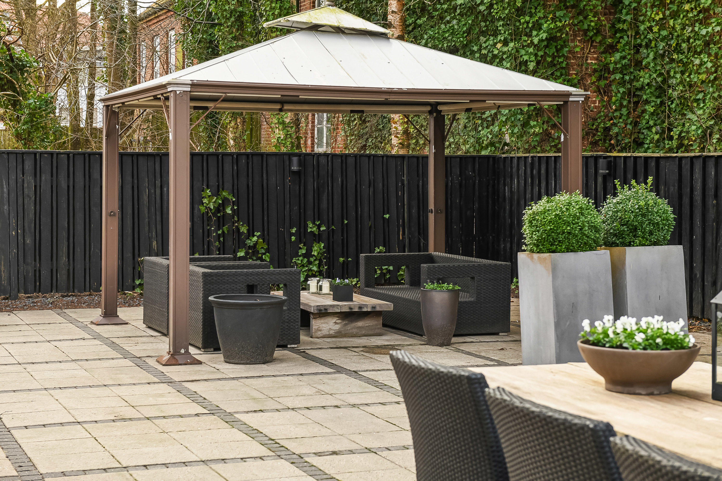 Fremhævet terrasse billede i fuldskærmstilstand. Billede af Banegårdsvej 30, 7200 Grindsted