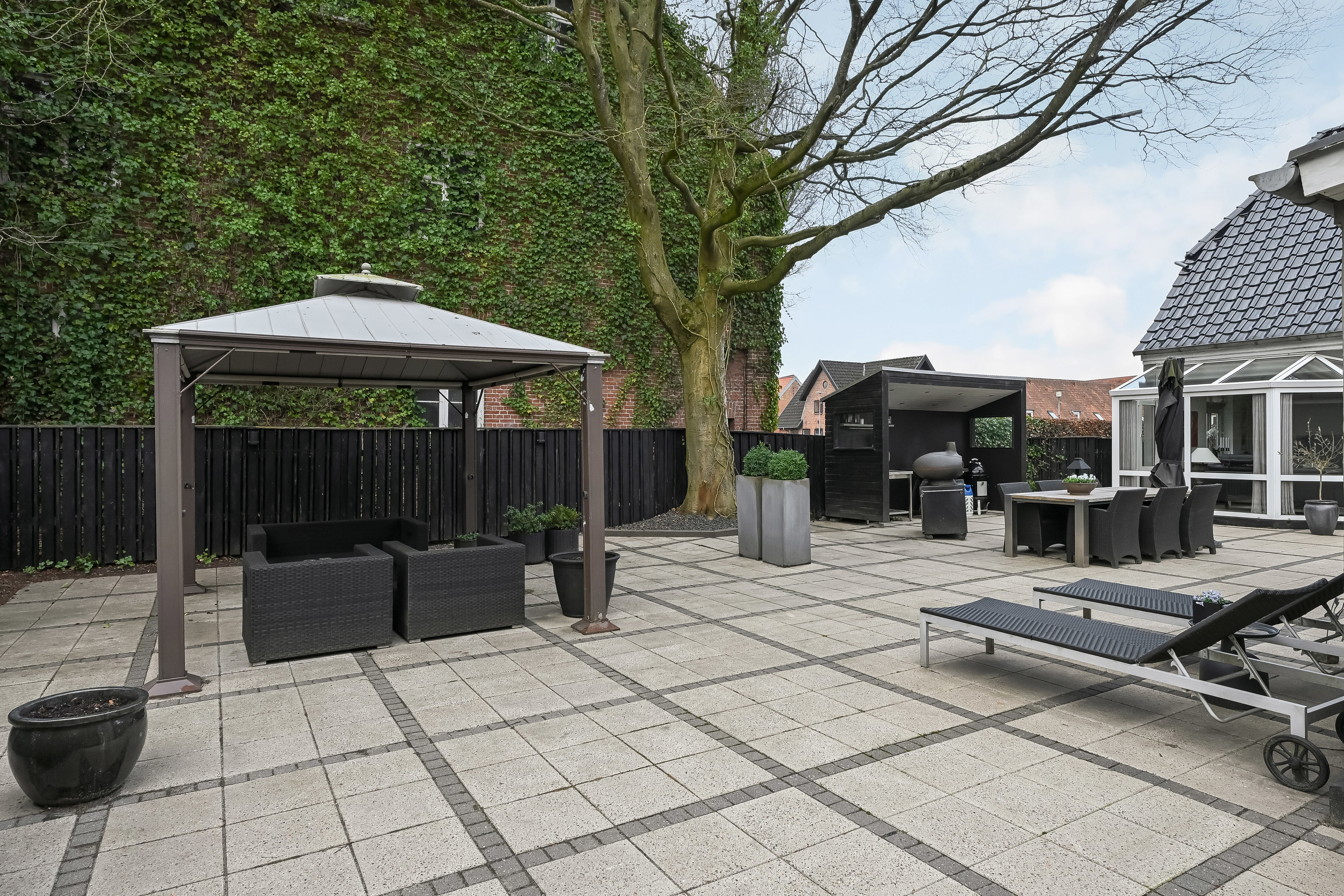 Fremhævet terrasse billede i fuldskærmstilstand. Billede af Banegårdsvej 30, 7200 Grindsted