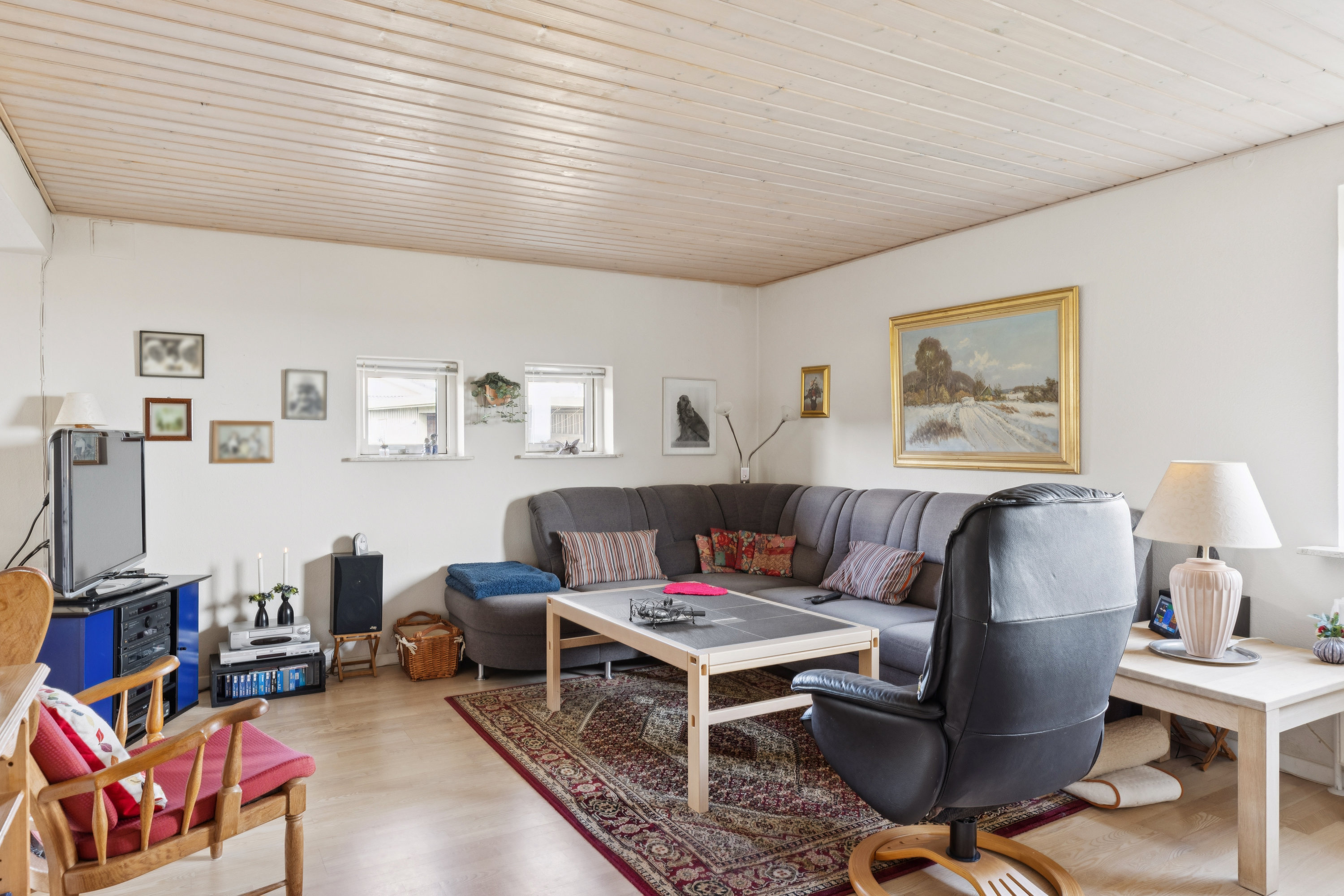 Fremhævet stue billede i fuldskærmstilstand. Billede af Lillehave 8, Fynshav, 6440 Augustenborg