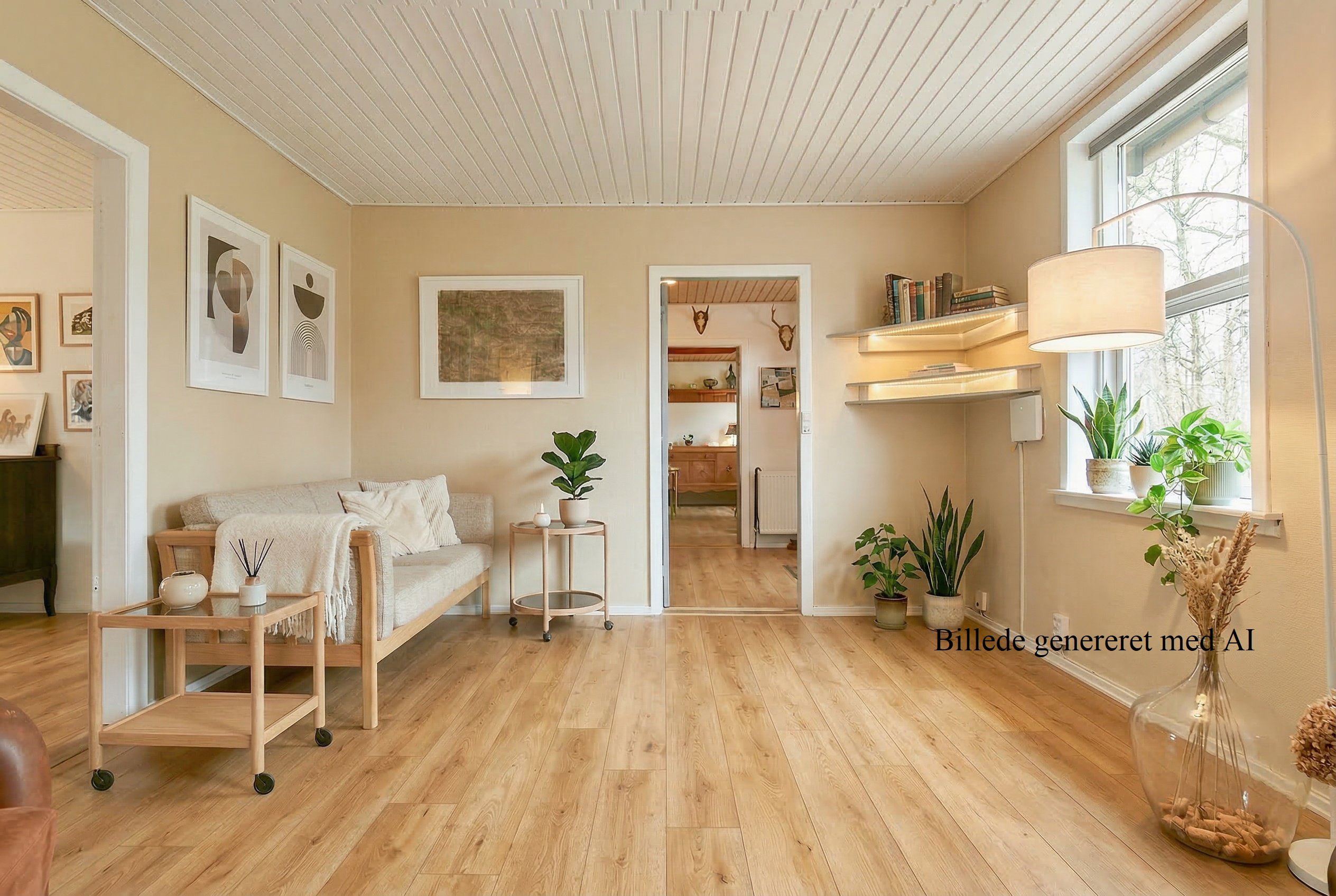 Fremhævet billede genereret med ai billede i fuldskærmstilstand. Billede af Vejlevej 154, Riis, 7323 Give