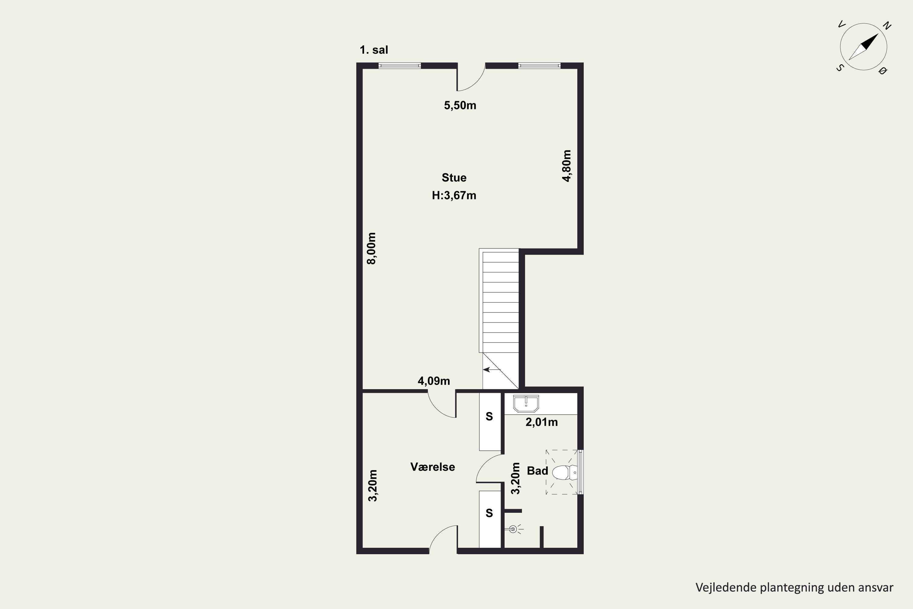 Plantegninger billede af Præstevej 1E, Benløse, 4100 Ringsted