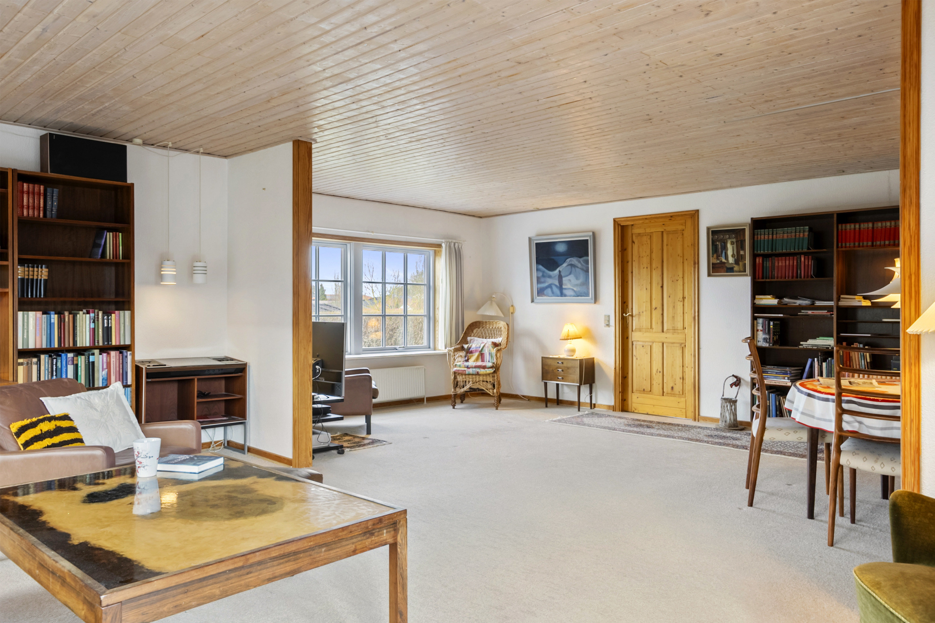 Fremhævet stue billede i fuldskærmstilstand. Billede af Frueløkke 185, 6200 Aabenraa