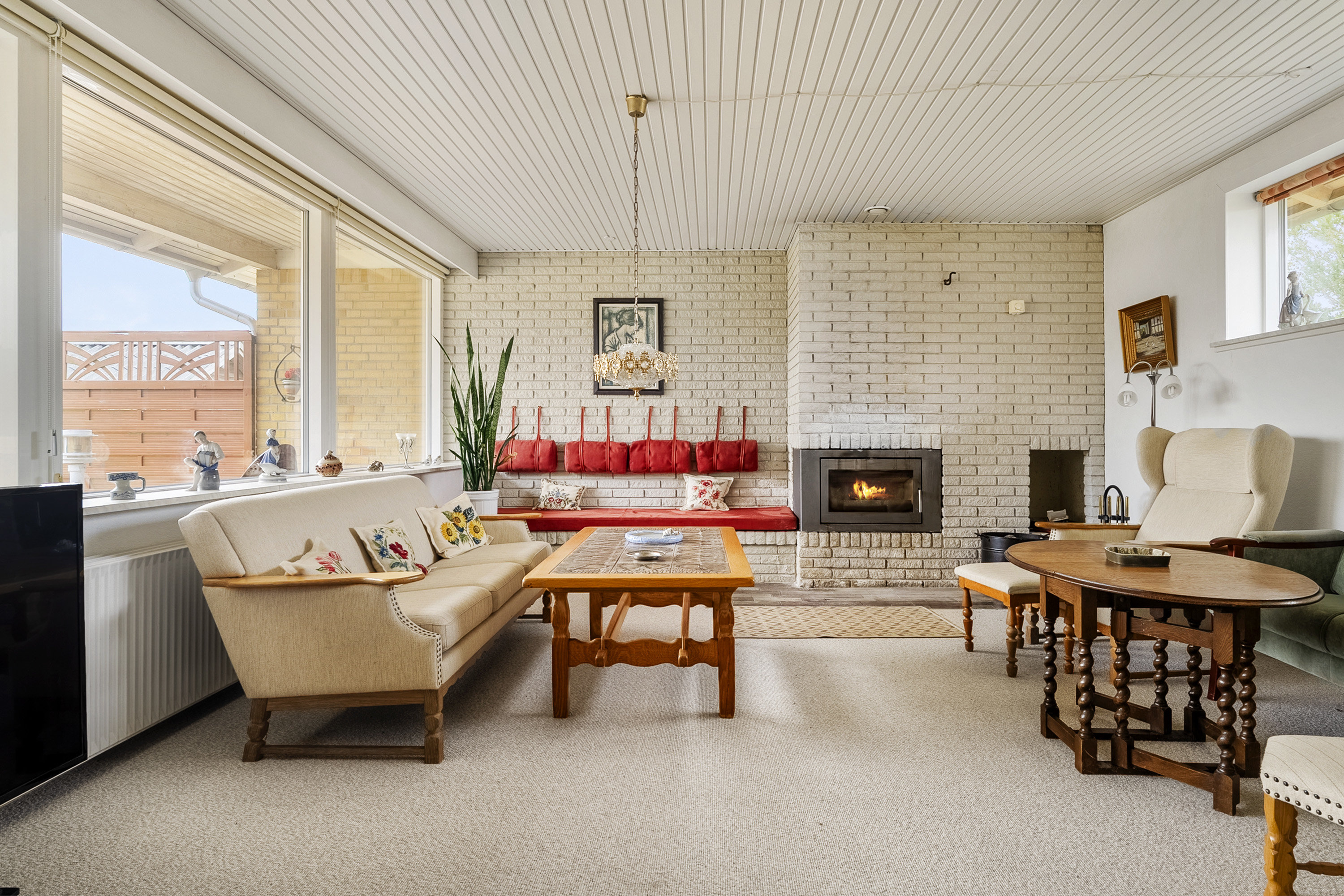 Fremhævet stue billede i fuldskærmstilstand. Billede af Bregnegårdsvej 37, 6630 Rødding