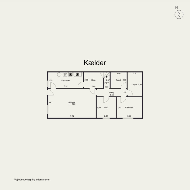 Plantegninger billede af Buen 5, 8361 Hasselager