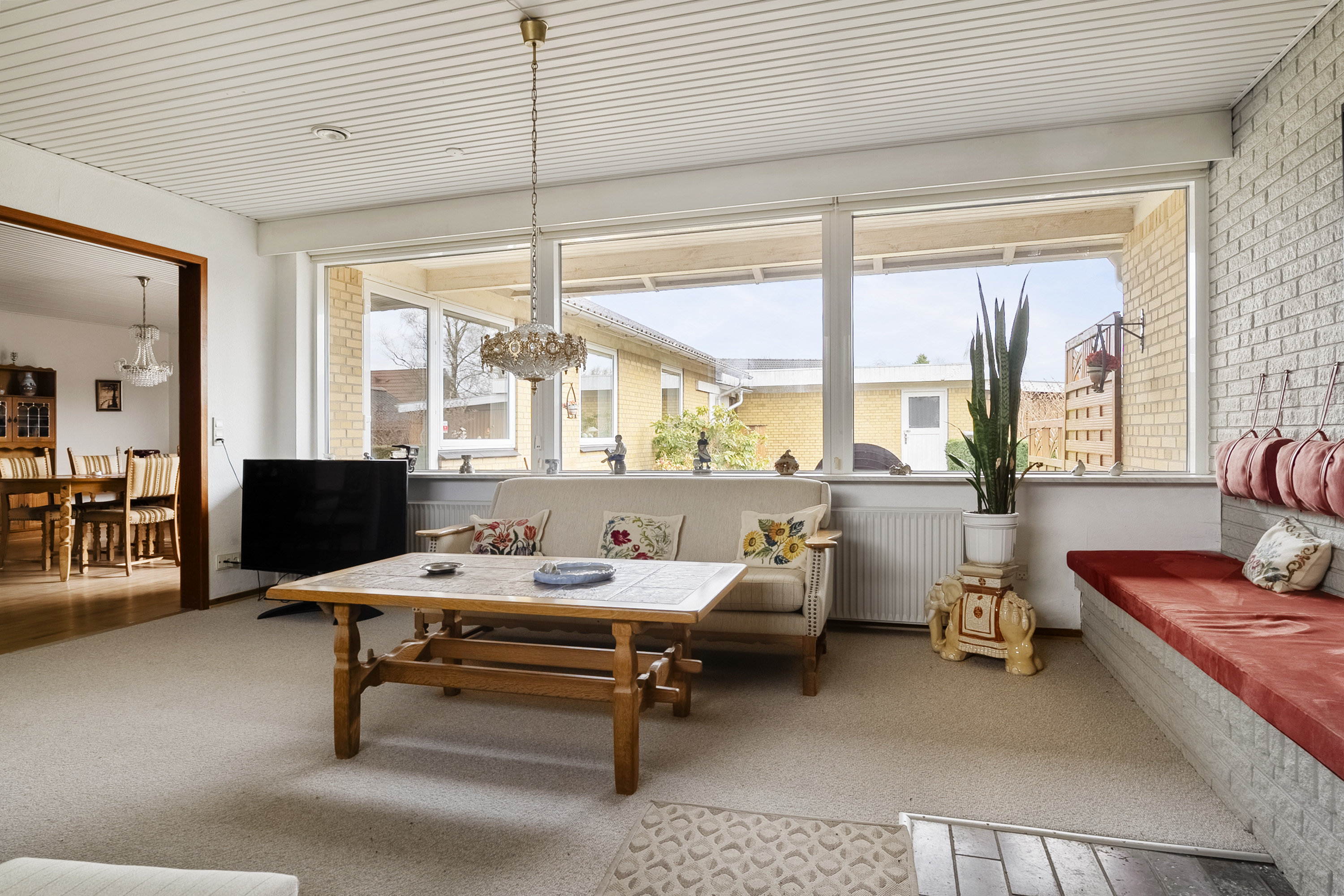 Fremhævet stue billede i fuldskærmstilstand. Billede af Bregnegårdsvej 37, 6630 Rødding