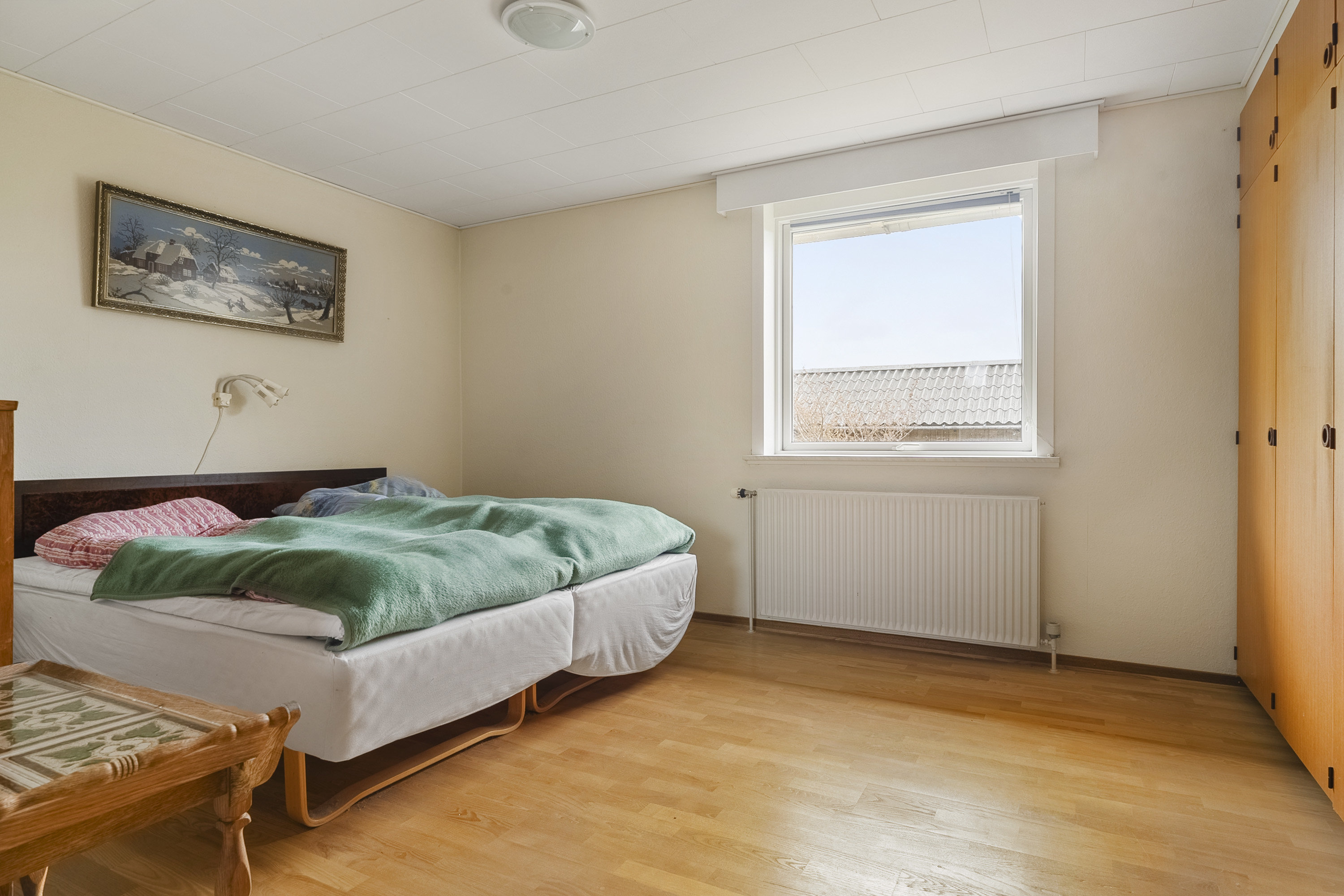 Fremhævet soveværelse billede i fuldskærmstilstand. Billede af Bregnegårdsvej 37, 6630 Rødding