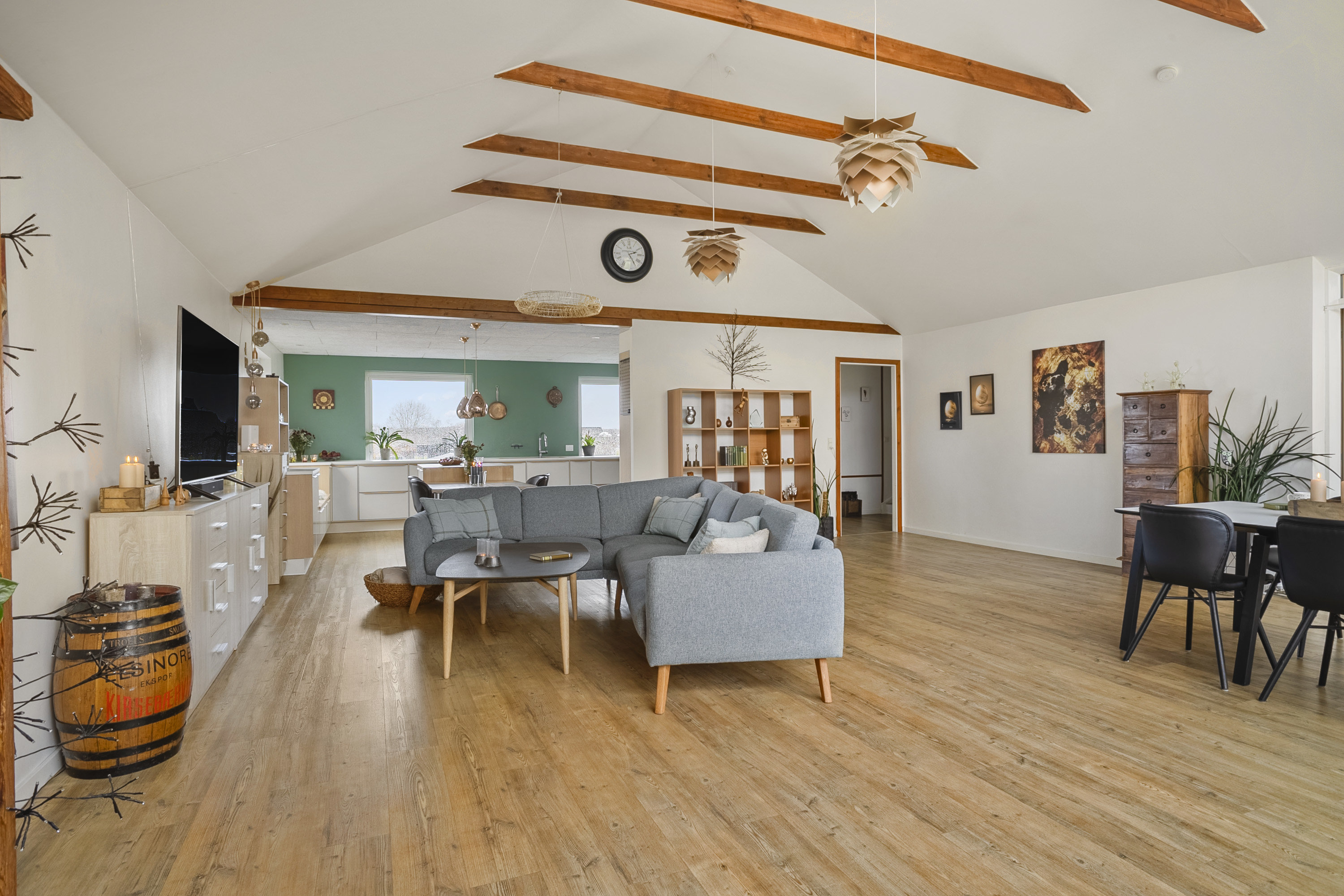 Fremhævet stue billede i fuldskærmstilstand. Billede af Tulipanvej 4, 6000 Kolding