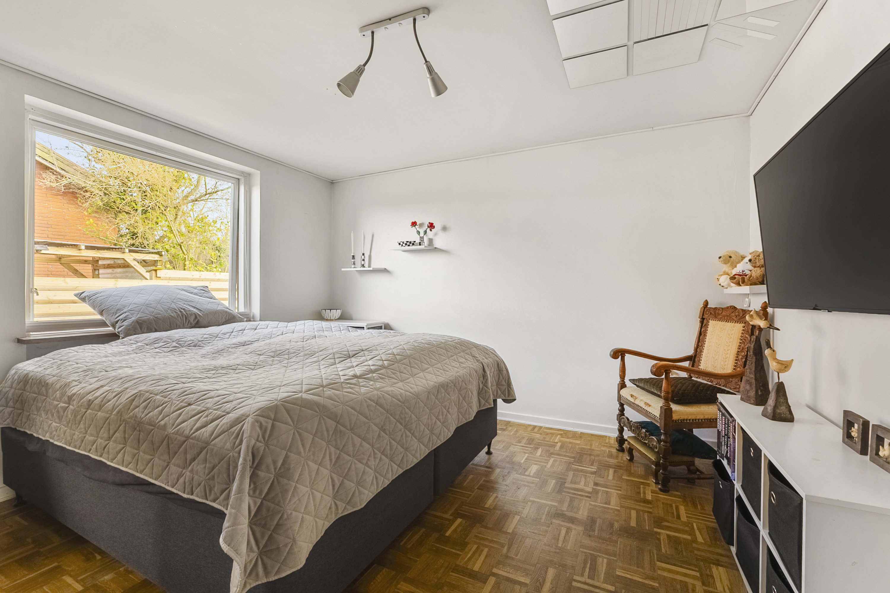 Fremhævet soveværelse billede i fuldskærmstilstand. Billede af Tulipanvej 4, 6000 Kolding