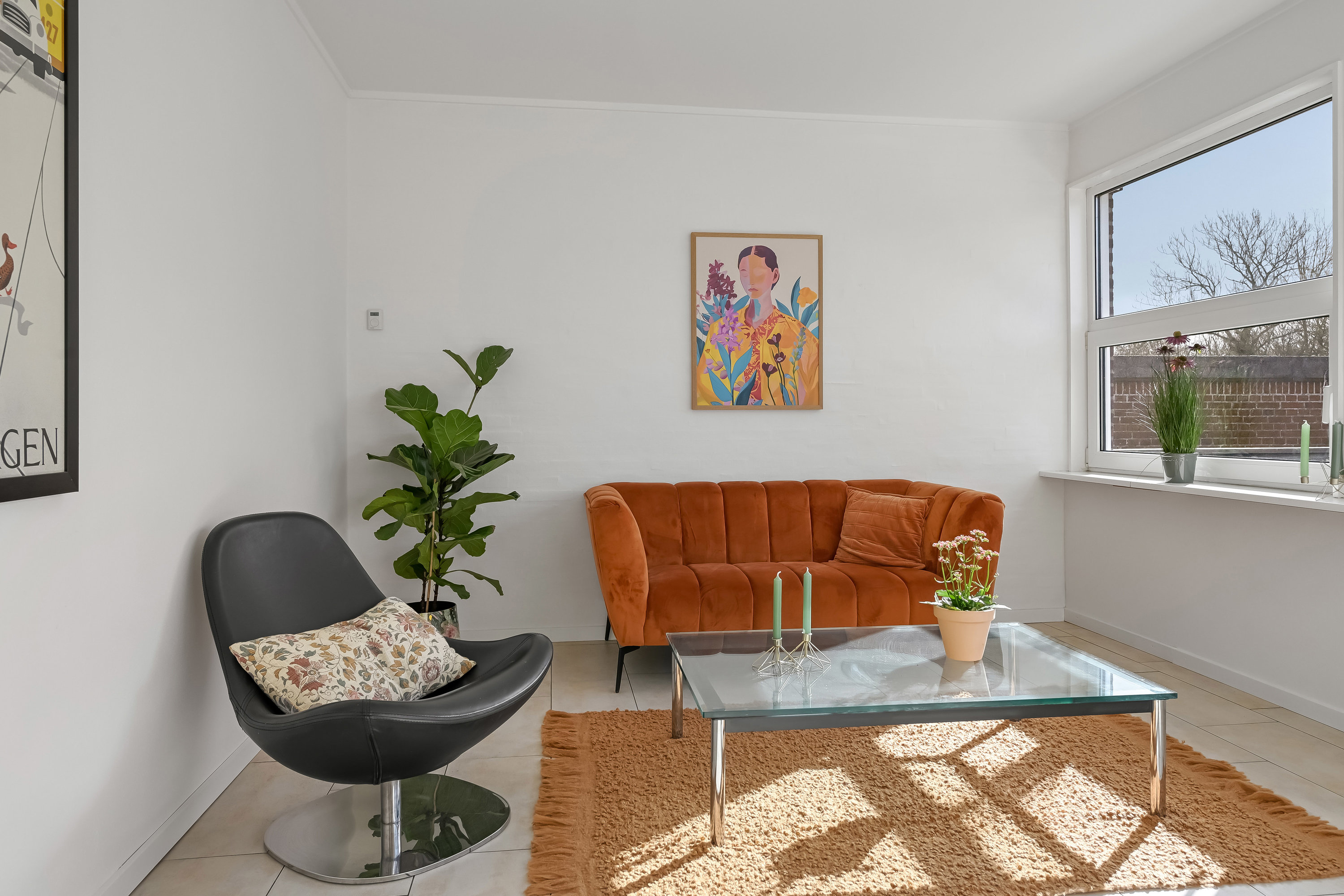 Fremhævet stue billede i fuldskærmstilstand. Billede af Ribegade 59, 6700 Esbjerg