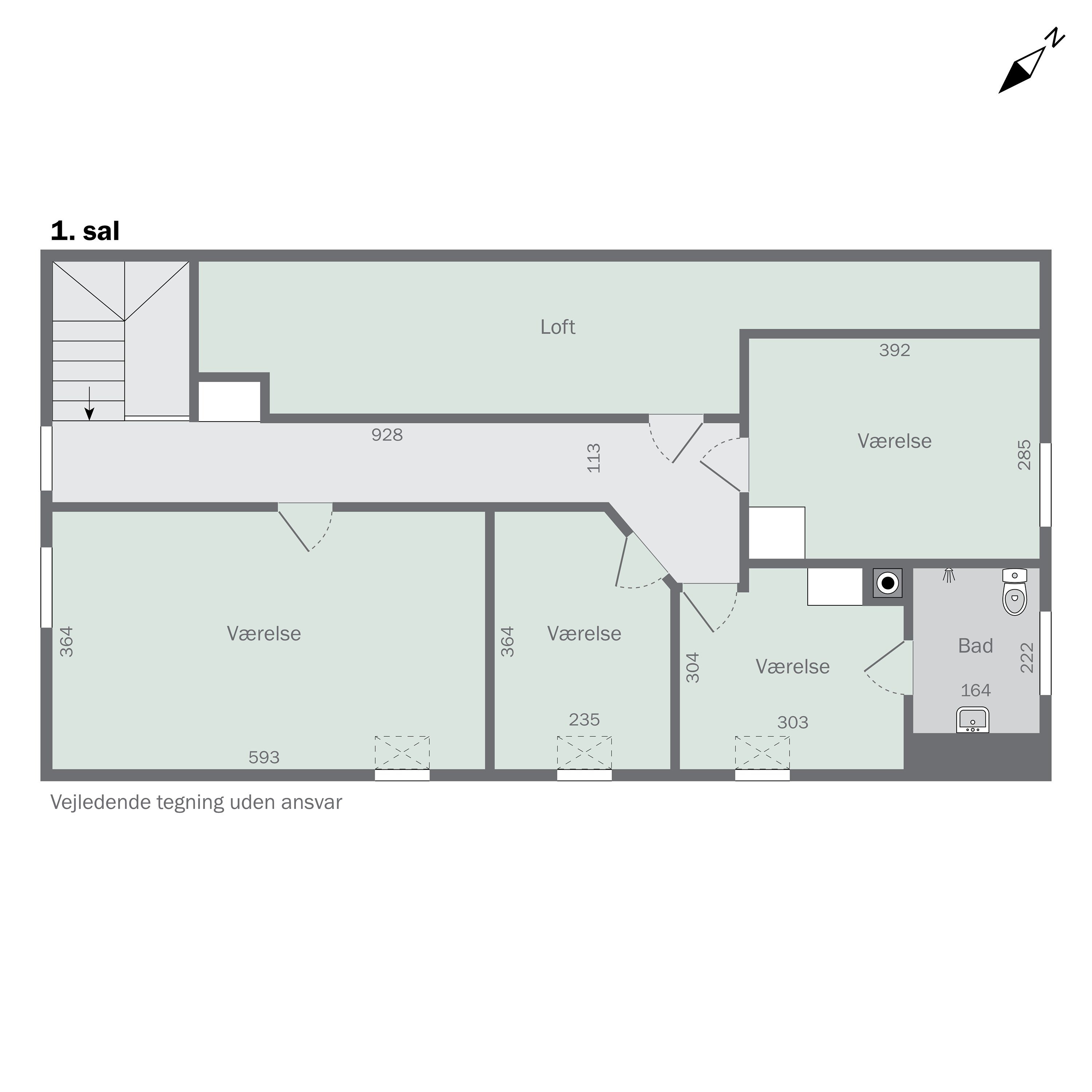 Plantegninger billede af Storegade 70, 3700 Rønne