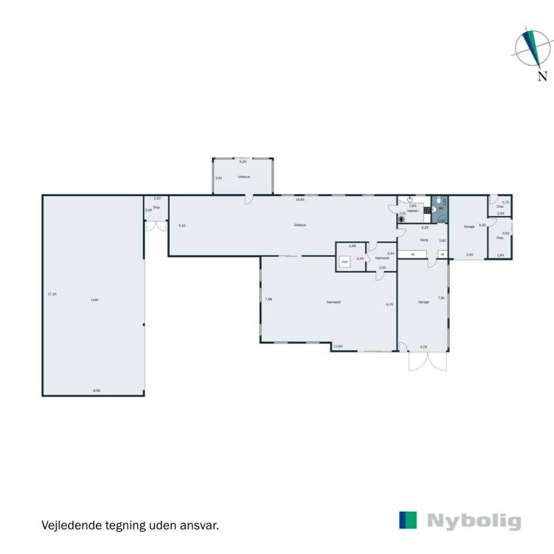 Plantegninger billede af Strandvejen 128, Rørth, 8300 Odder