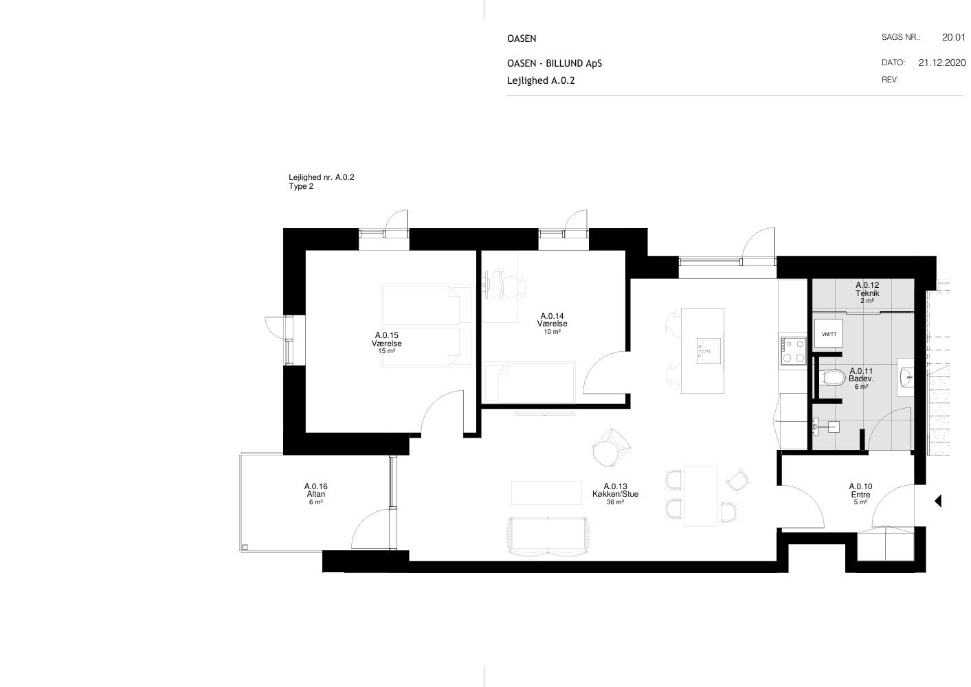 Fremhævet  billede i fuldskærmstilstand. Billede af Hovedgaden 37, 2. 2., 7190 Billund