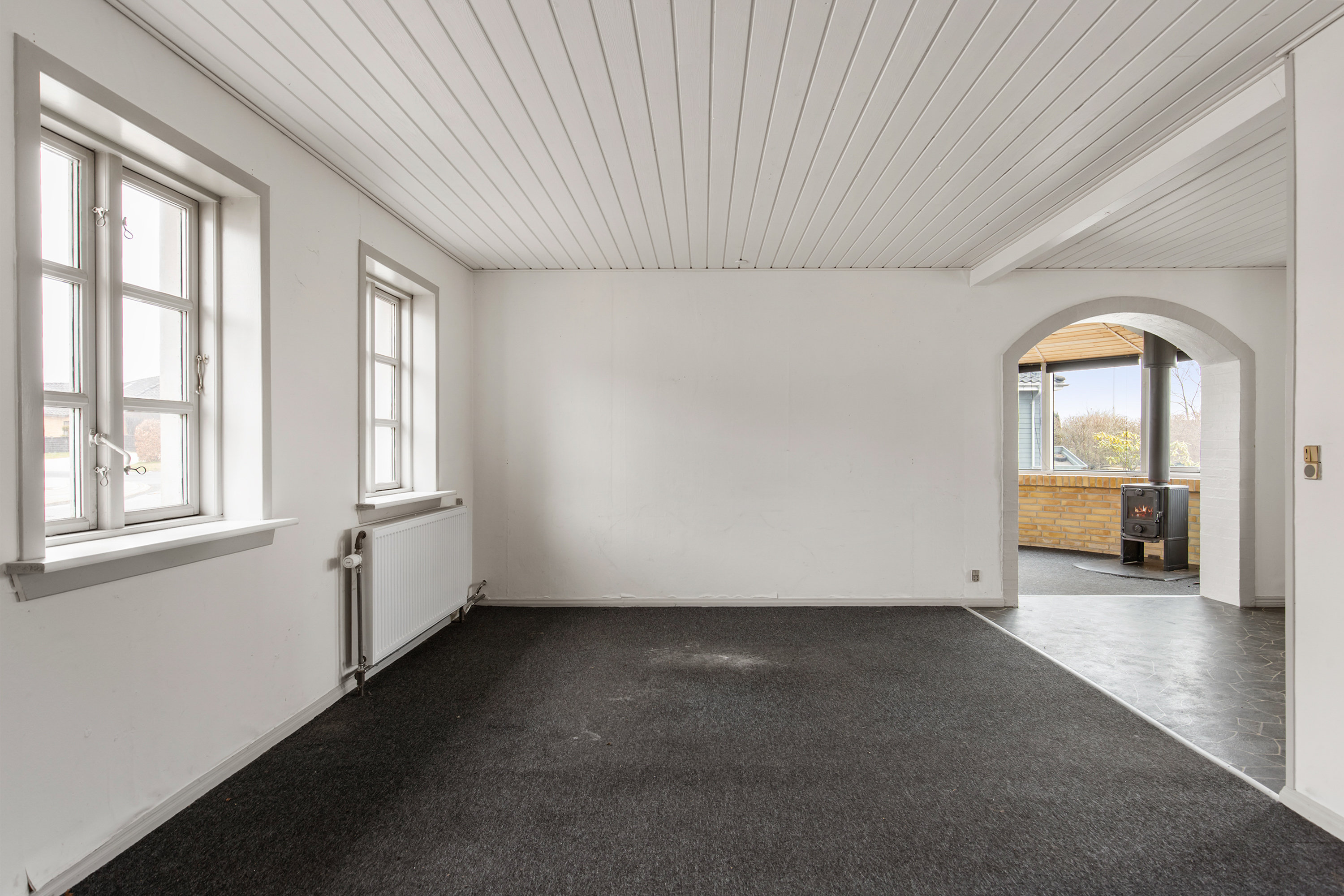 Fremhævet stue billede i fuldskærmstilstand. Billede af Blærevej 78, Blære, 9600 Aars