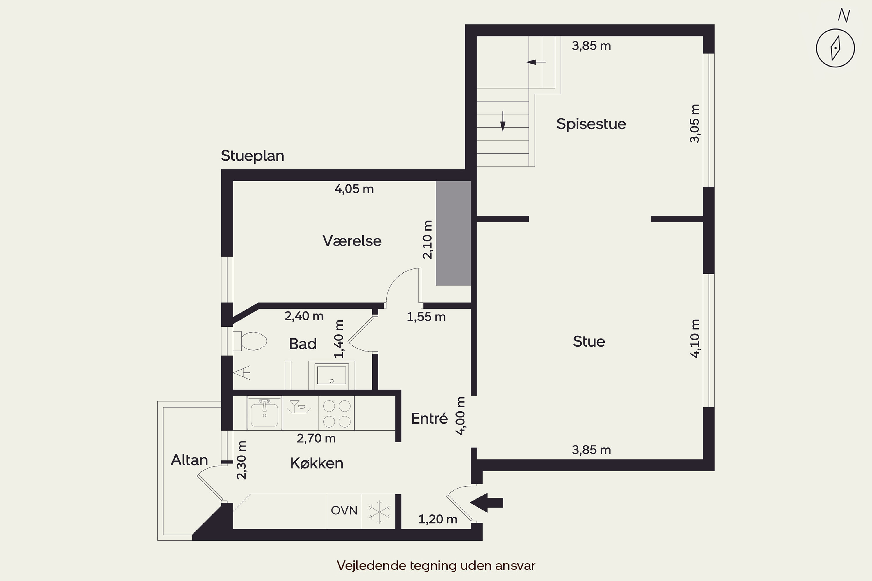 Plantegninger billede af Willemoesgade 50, st.. th., 6700 Esbjerg