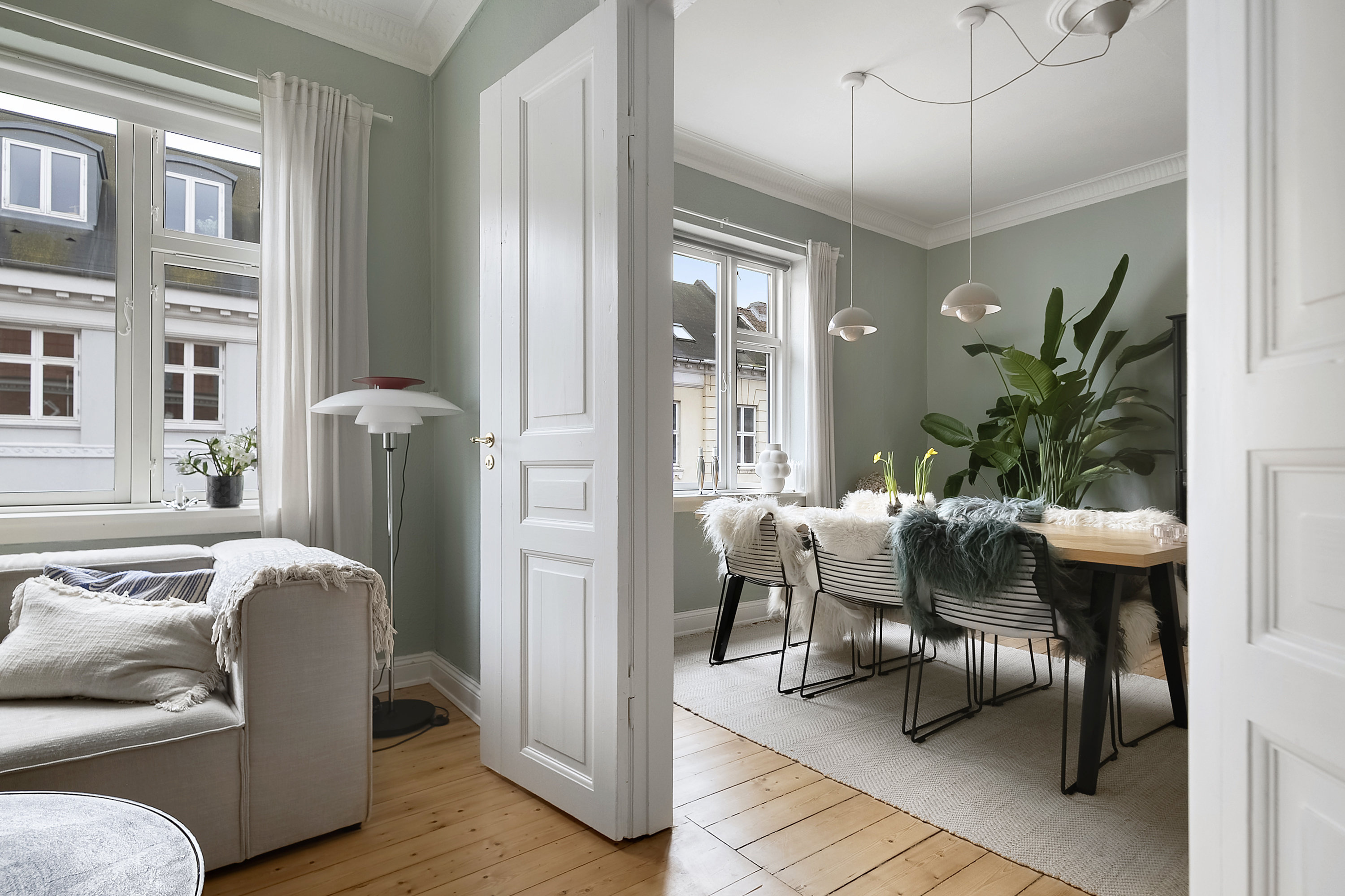 Fremhævet stue billede i fuldskærmstilstand. Billede af Mejlgade 89, 3. th., 8000 Aarhus C