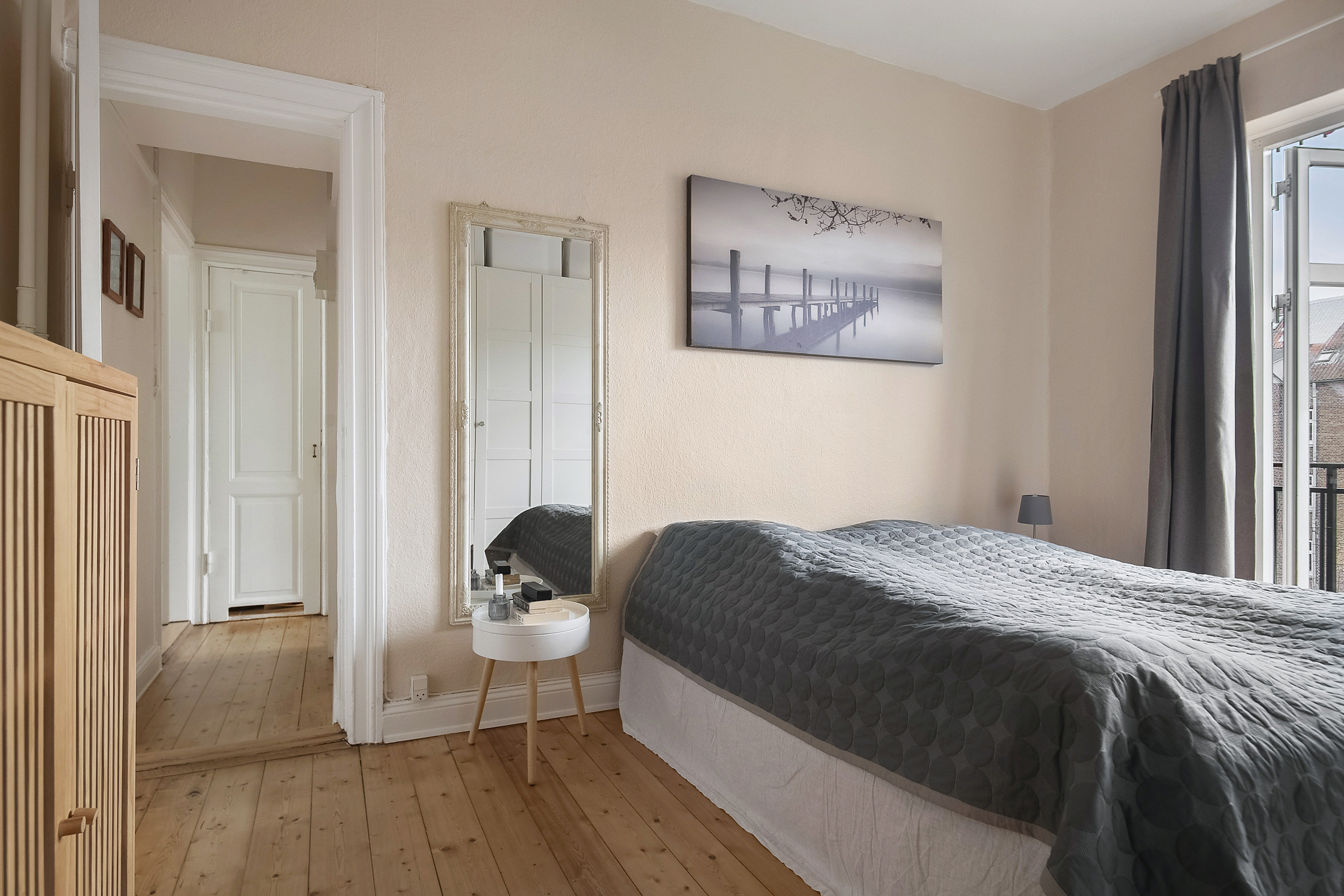 Fremhævet soveværelse billede i fuldskærmstilstand. Billede af Mejlgade 89, 3. th., 8000 Aarhus C