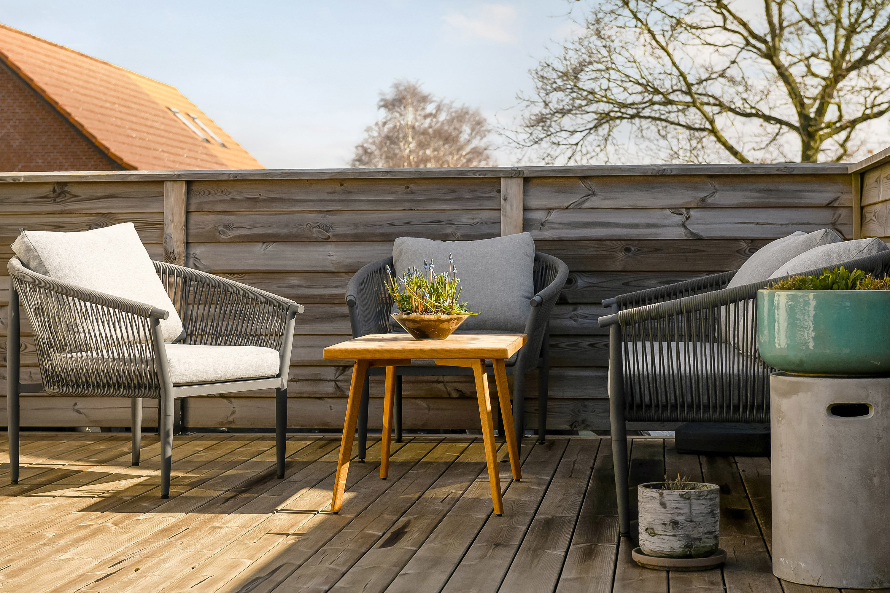 Fremhævet terrasse billede i fuldskærmstilstand. Billede af Søndergårds Alle 10, 6700 Esbjerg