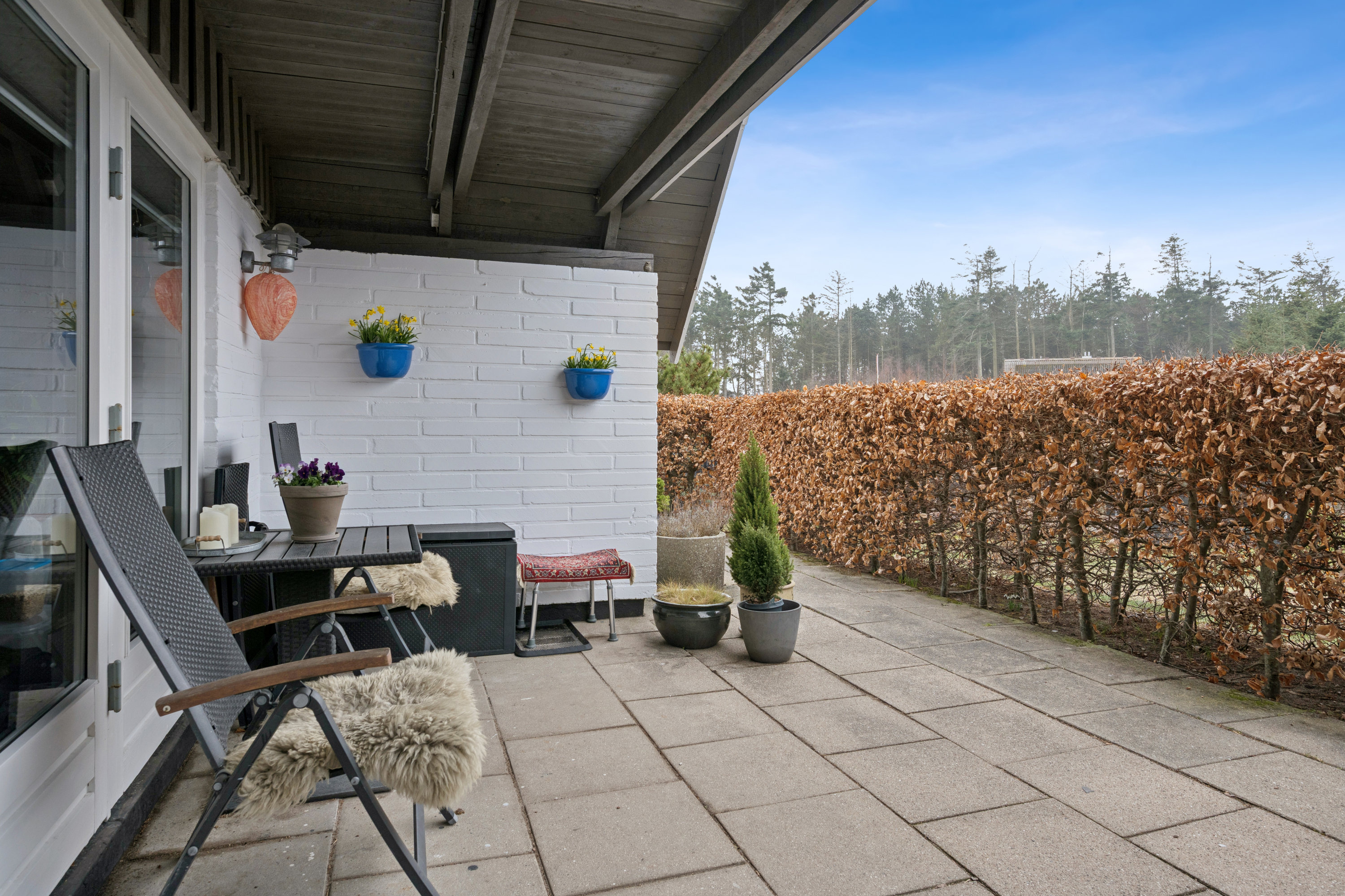 Fremhævet terrasse billede i fuldskærmstilstand. Billede af Lærkelundsvej 36, Øer, 8400 Ebeltoft