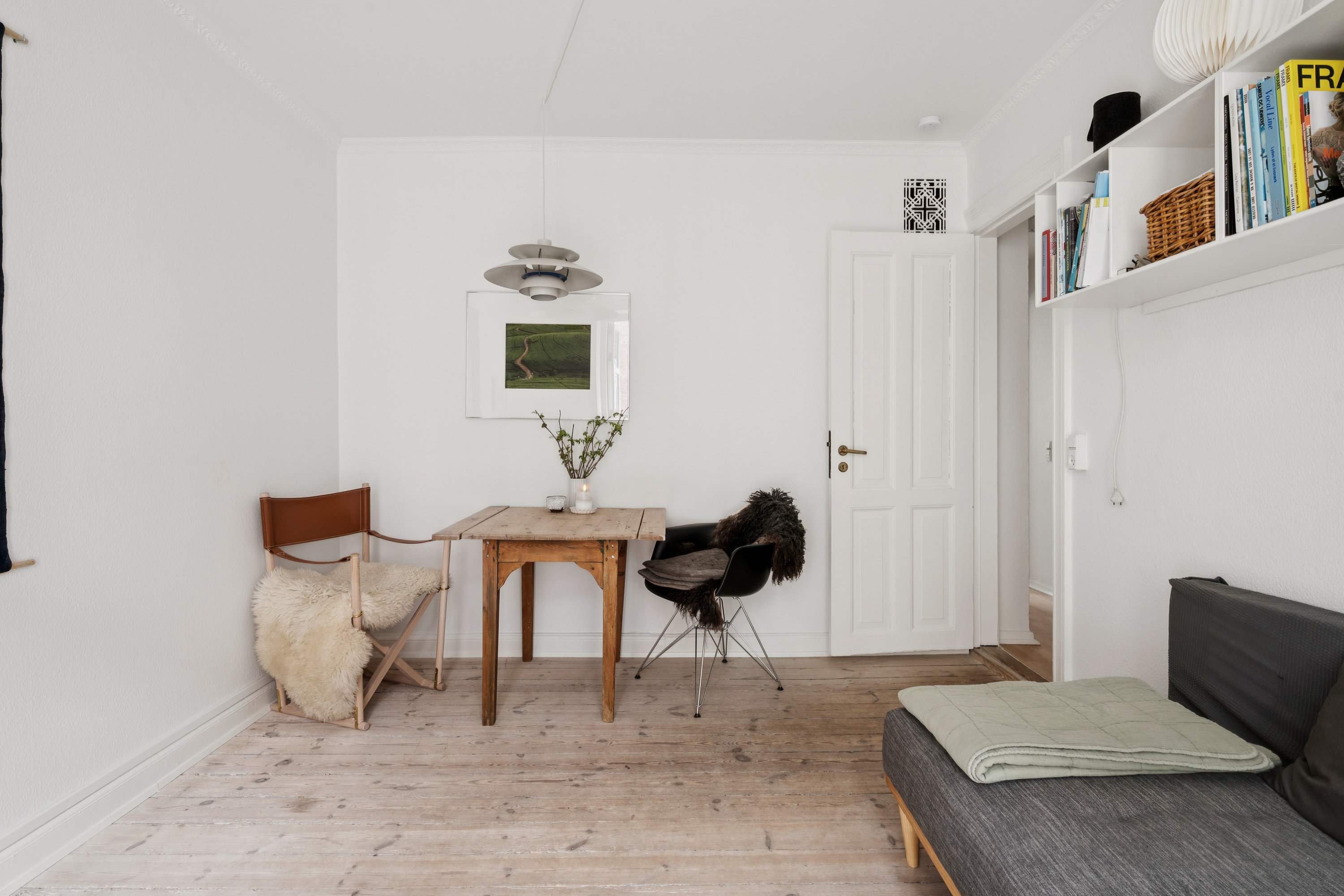 Fremhævet stue billede i fuldskærmstilstand. Billede af Ny Munkegade 68B, 1. tv., 8000 Aarhus C