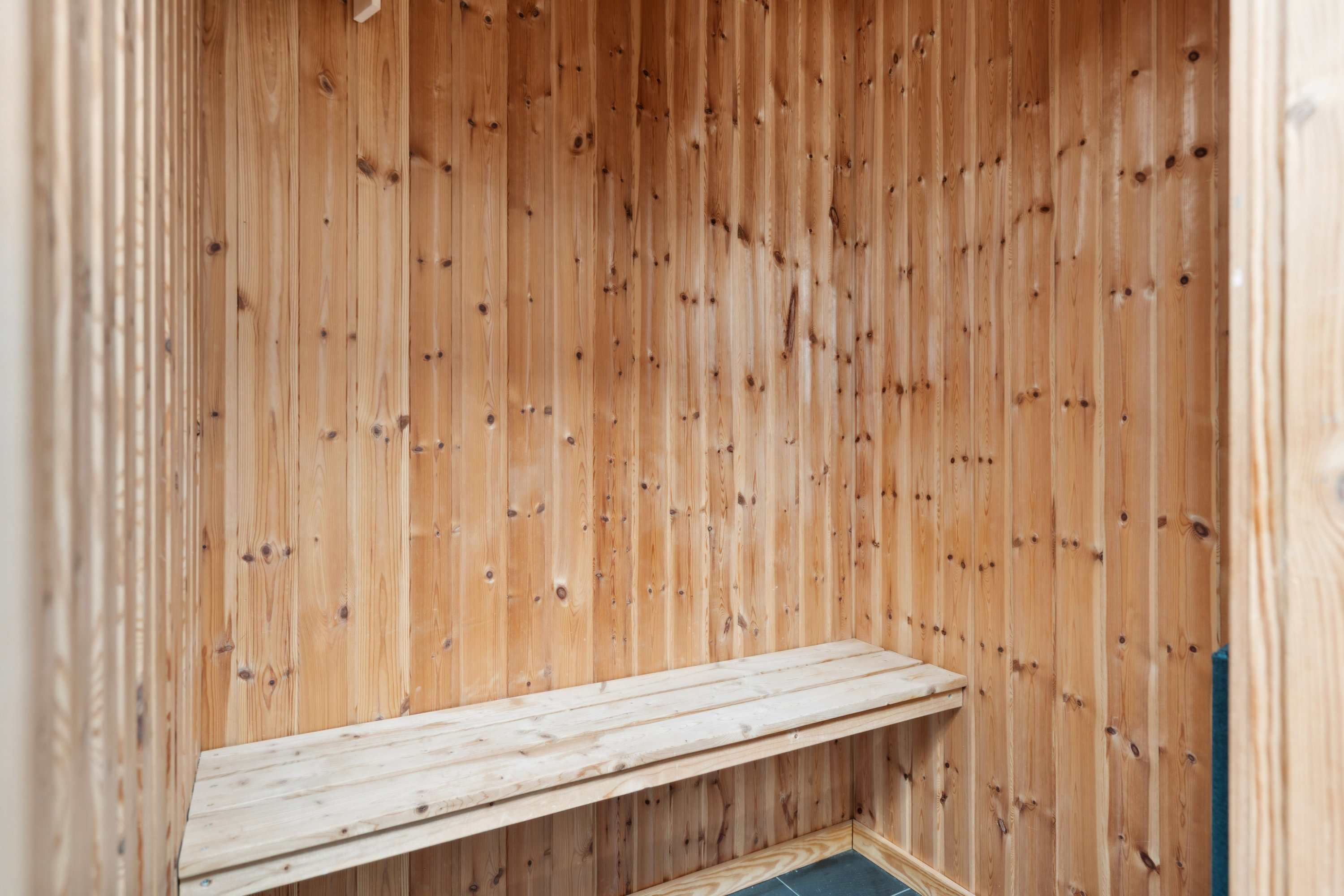 Fremhævet sauna billede i fuldskærmstilstand. Billede af Lille Strandgaard 13B, 9370 Hals