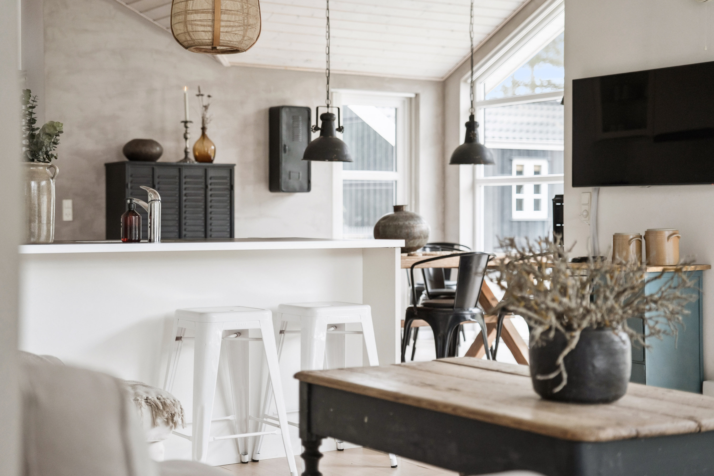 Fremhævet køkken billede i fuldskærmstilstand. Billede af Lille Strandgaard 13B, 9370 Hals