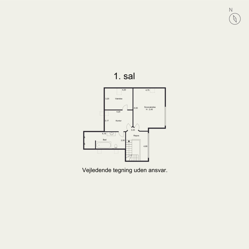 Plantegninger billede af Øster Alle 71, 6600 Vejen