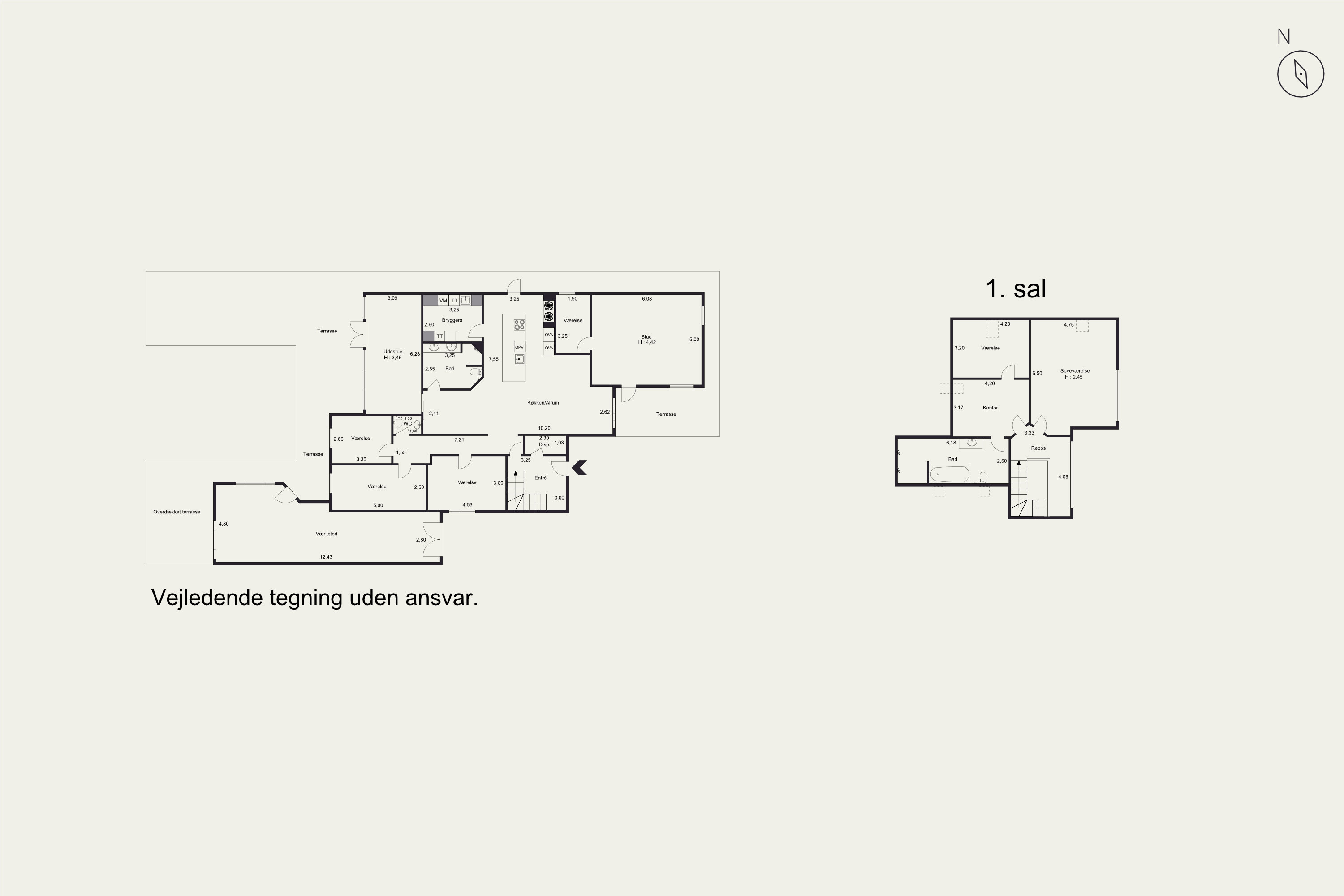 Plantegninger billede af Øster Alle 71, 6600 Vejen