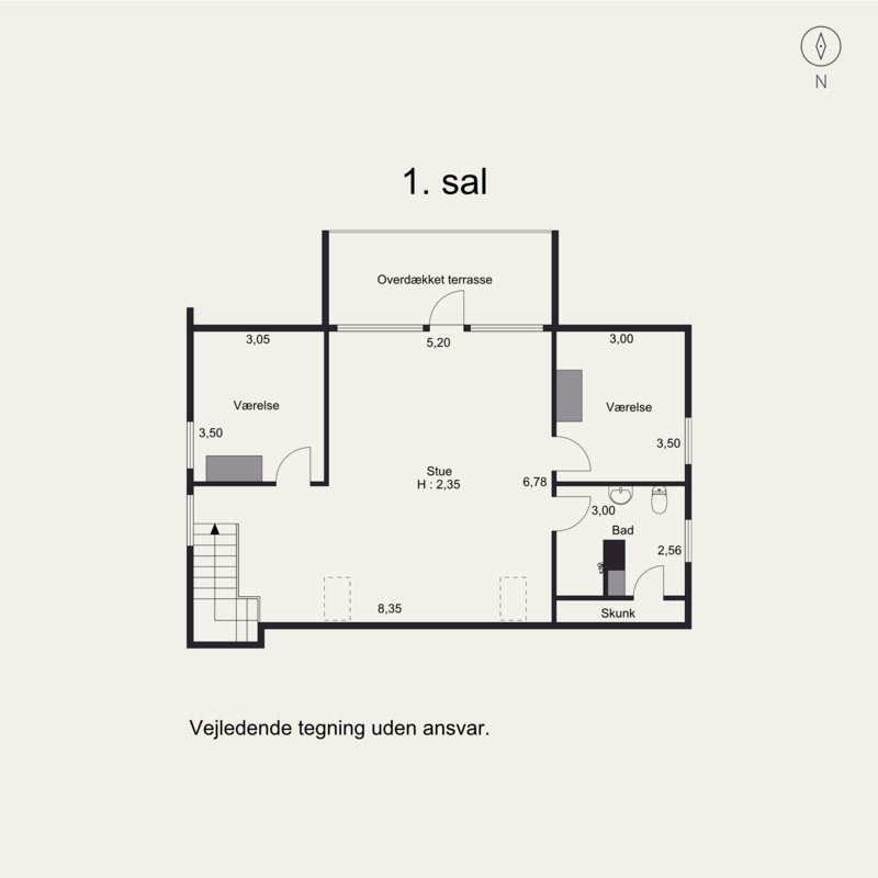 Plantegninger billede af Ladelundvej 102, Malt, 6600 Vejen