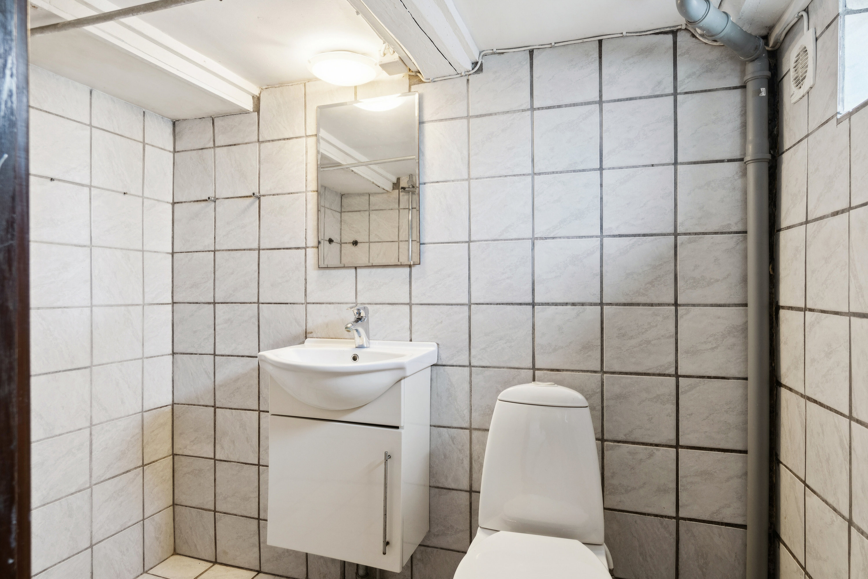 Fremhævet badeværelse billede i fuldskærmstilstand. Billede af Skælskørvej 10, 4200 Slagelse