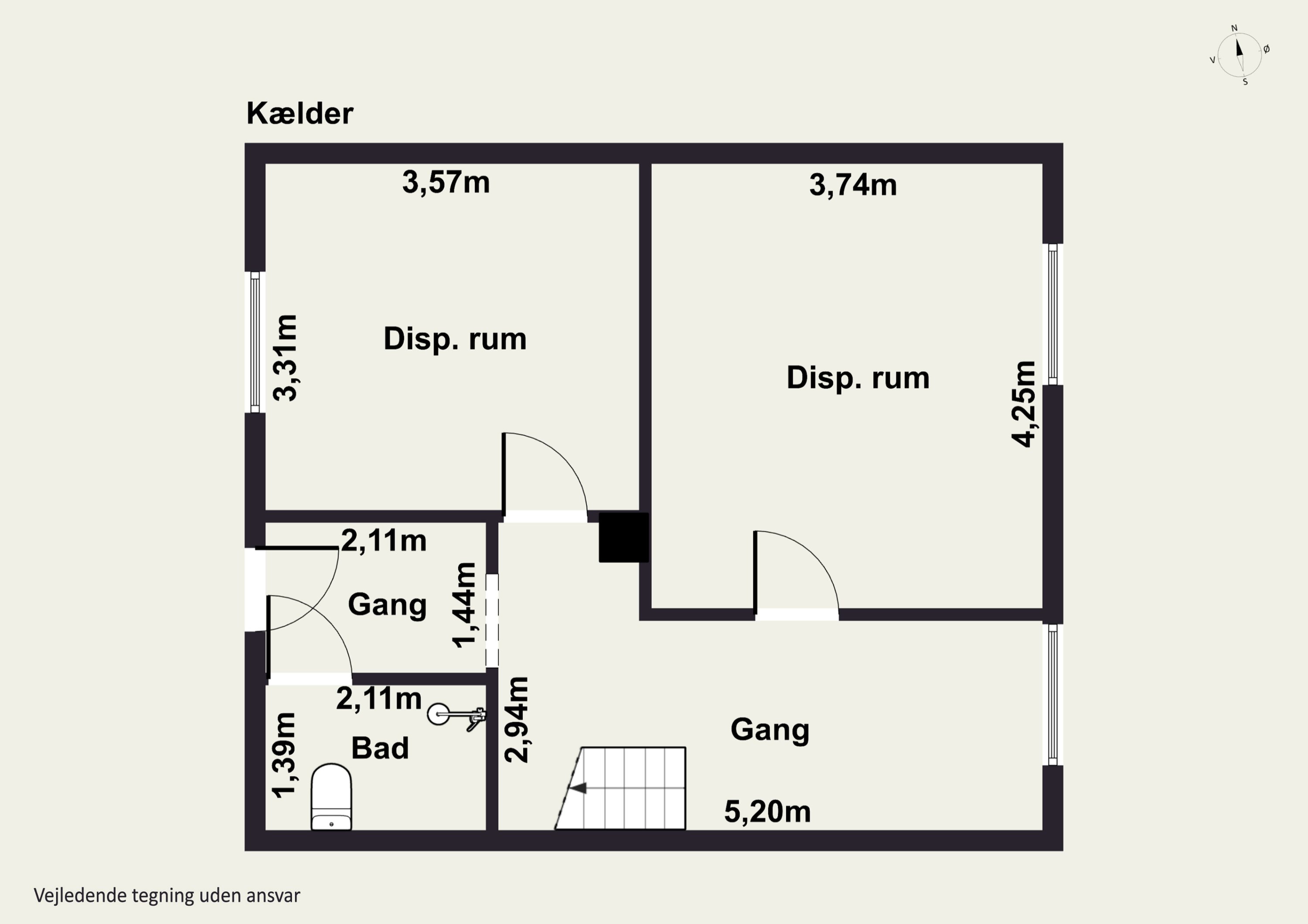 Plantegninger billede af Skælskørvej 10, 4200 Slagelse