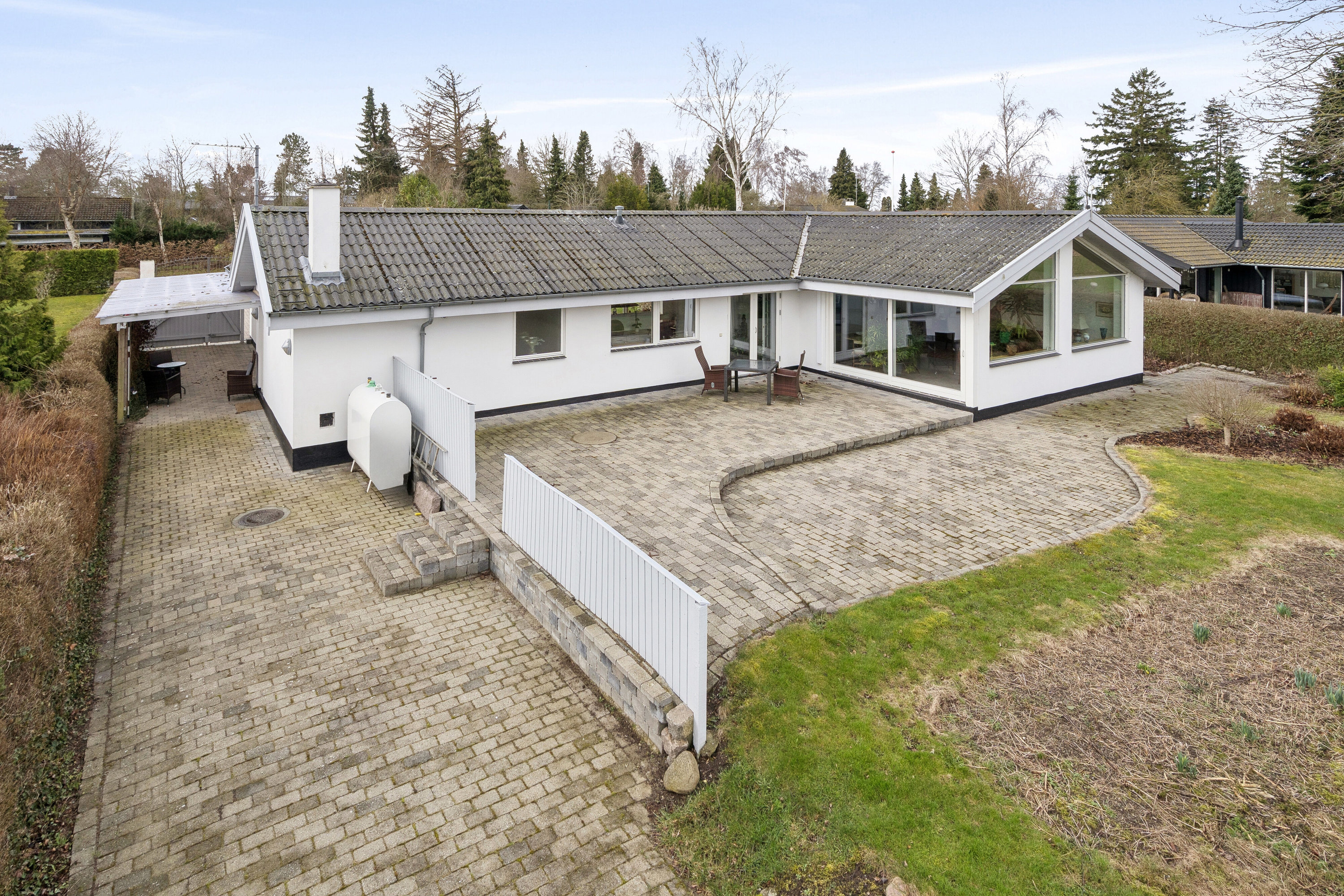 Fremhævet udendørs billede i fuldskærmstilstand. Billede af Fuglehavevej 7, Sæby, 4070 Kirke Hyllinge