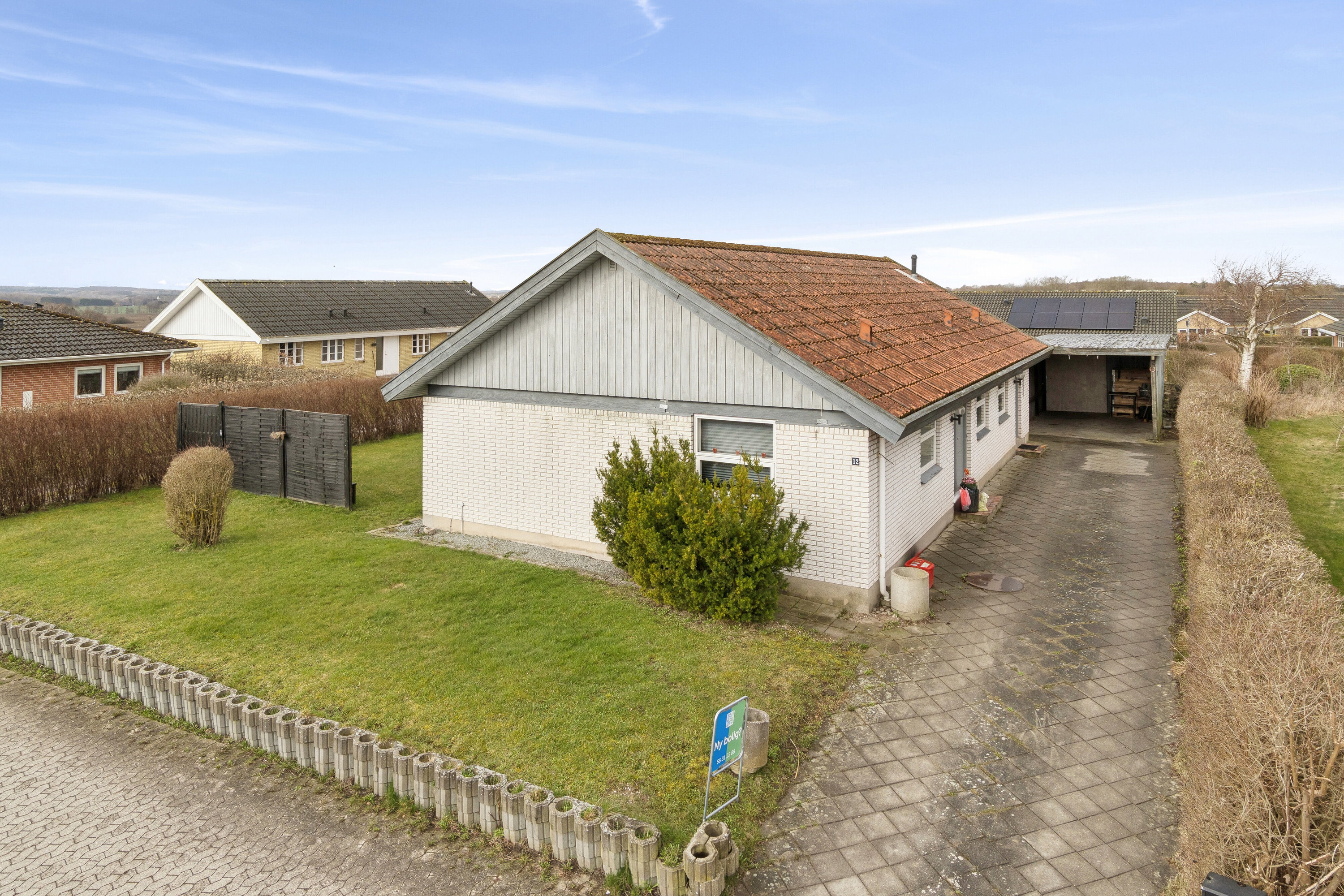 Fremhævet set fra vejen billede i fuldskærmstilstand. Billede af Sydskrænten 12, 4690 Haslev